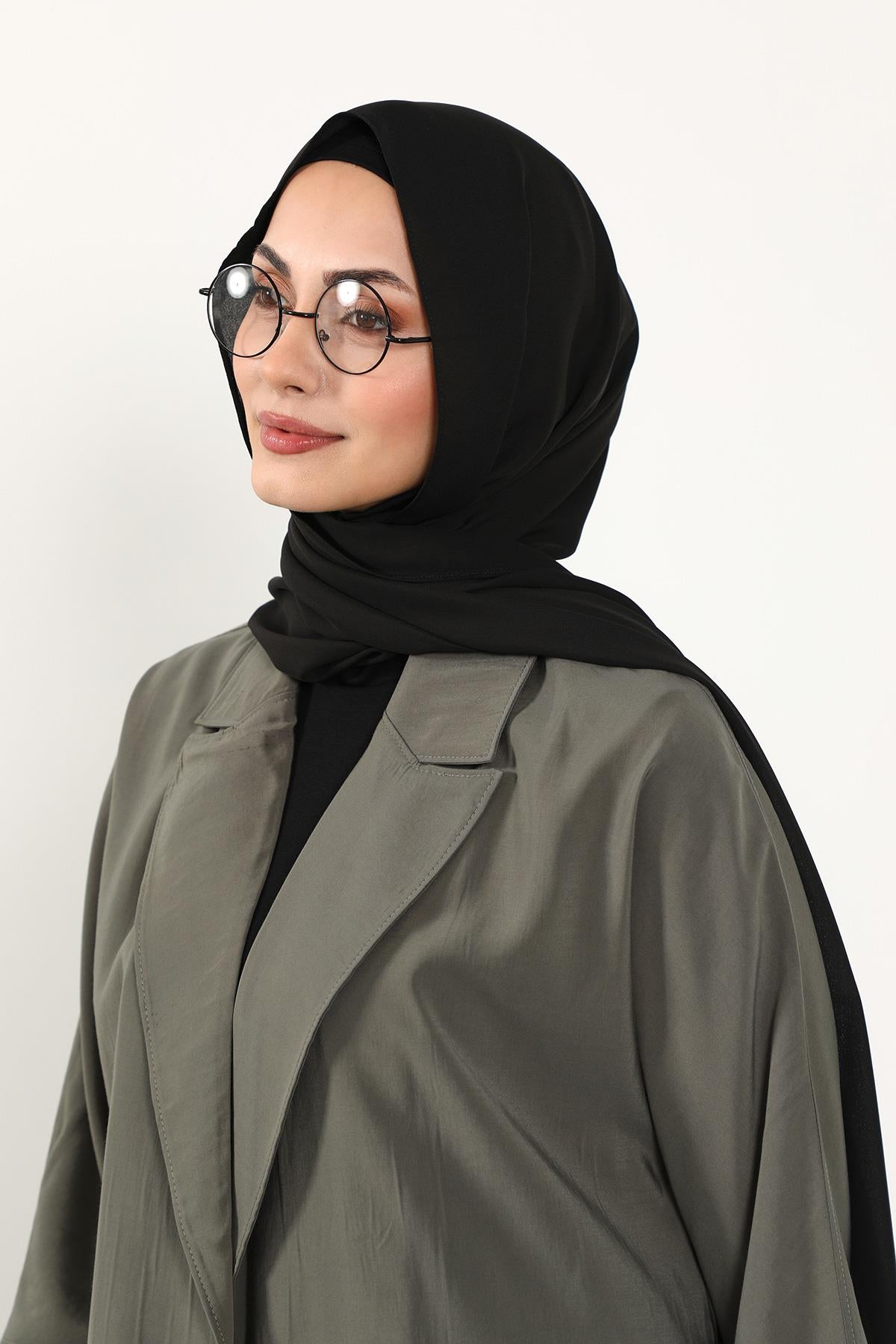 Krep Şal & Penye Bone İkili Takım,PS-50