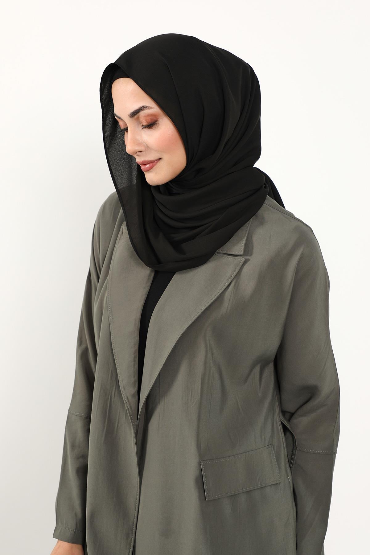 Krep Şal & Penye Bone İkili Takım,PS-50