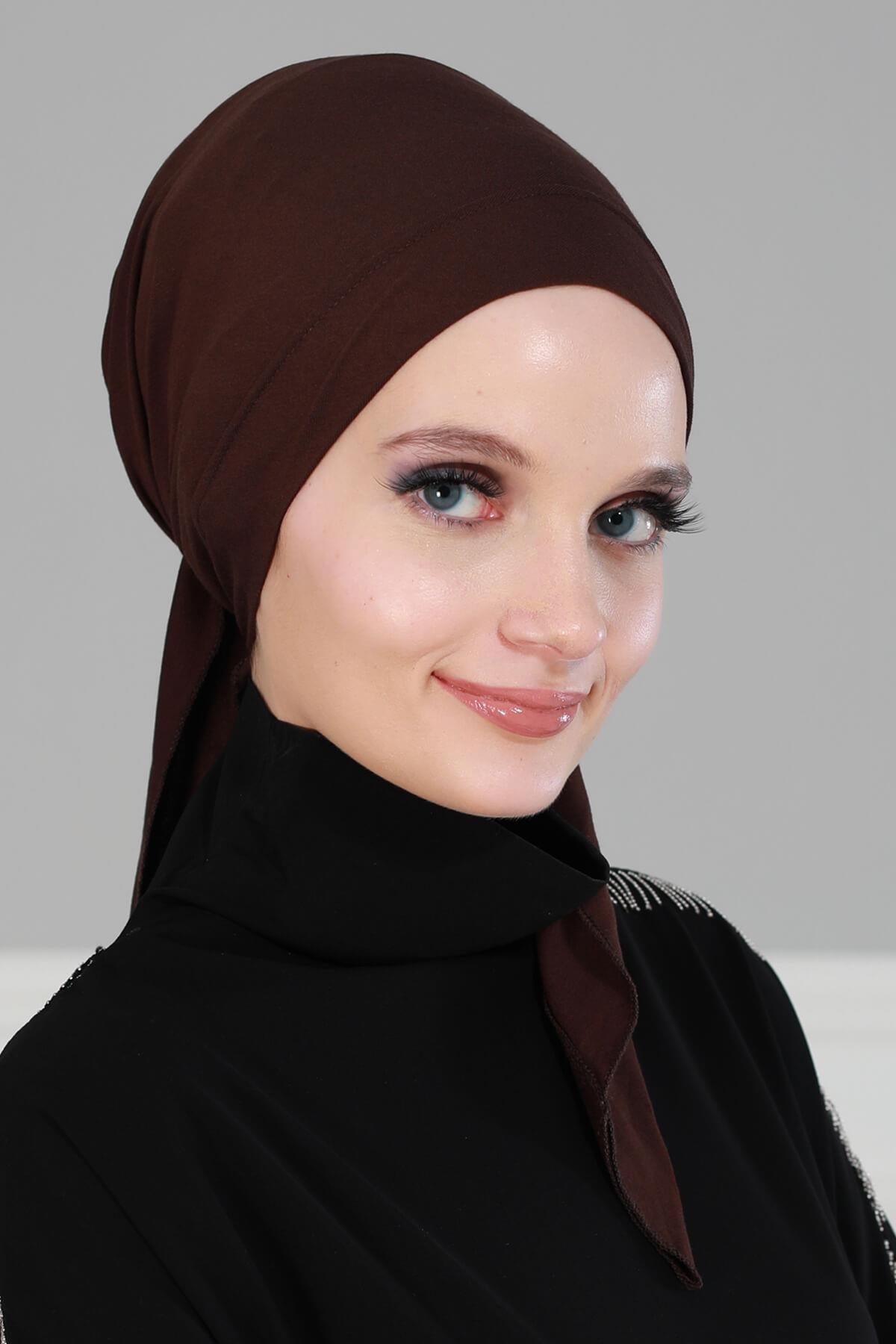 Kullanışlı Üçgen Eşarp,B-45