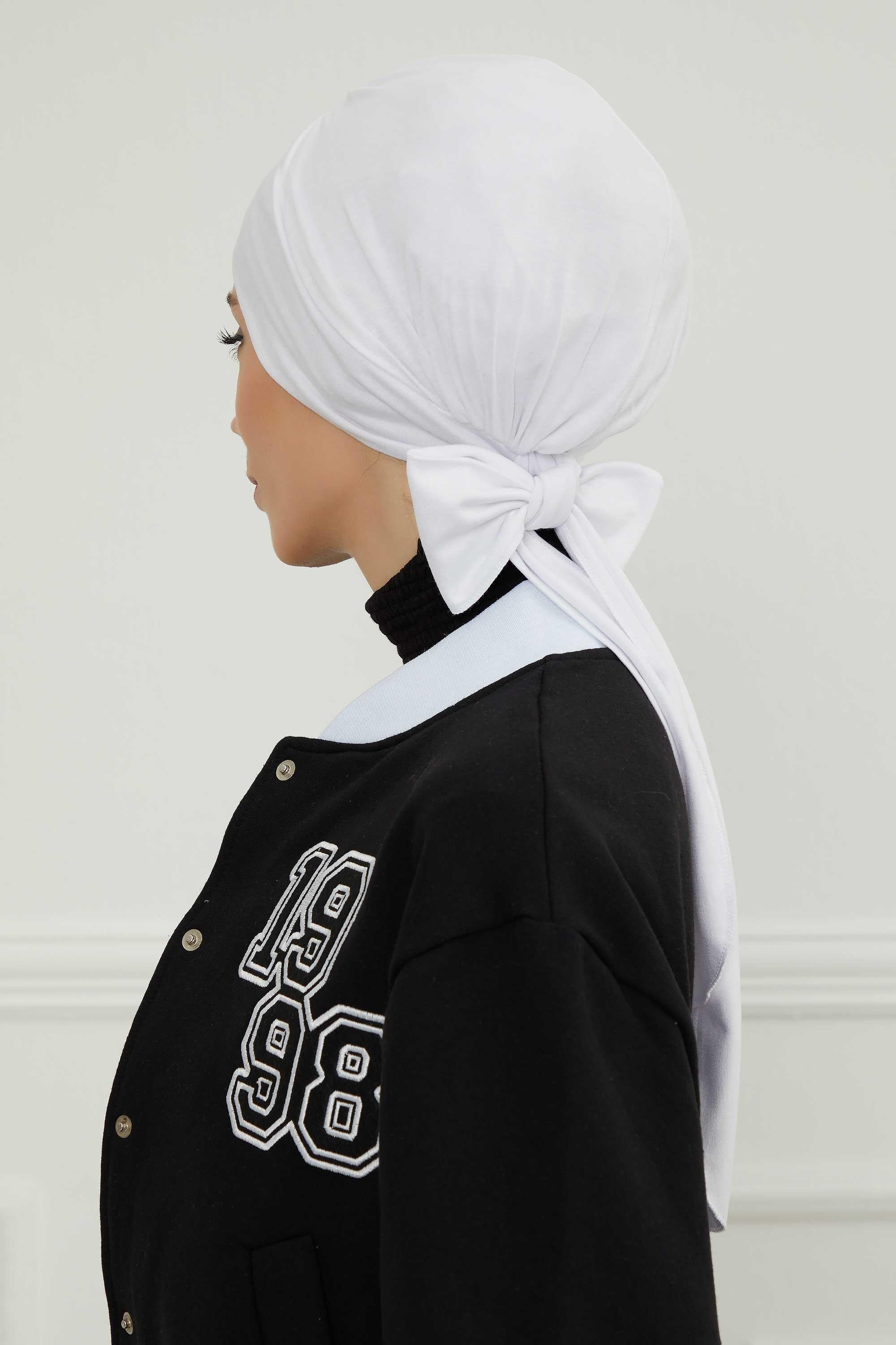Kuşaklı Rahat Penye Bone,B-31