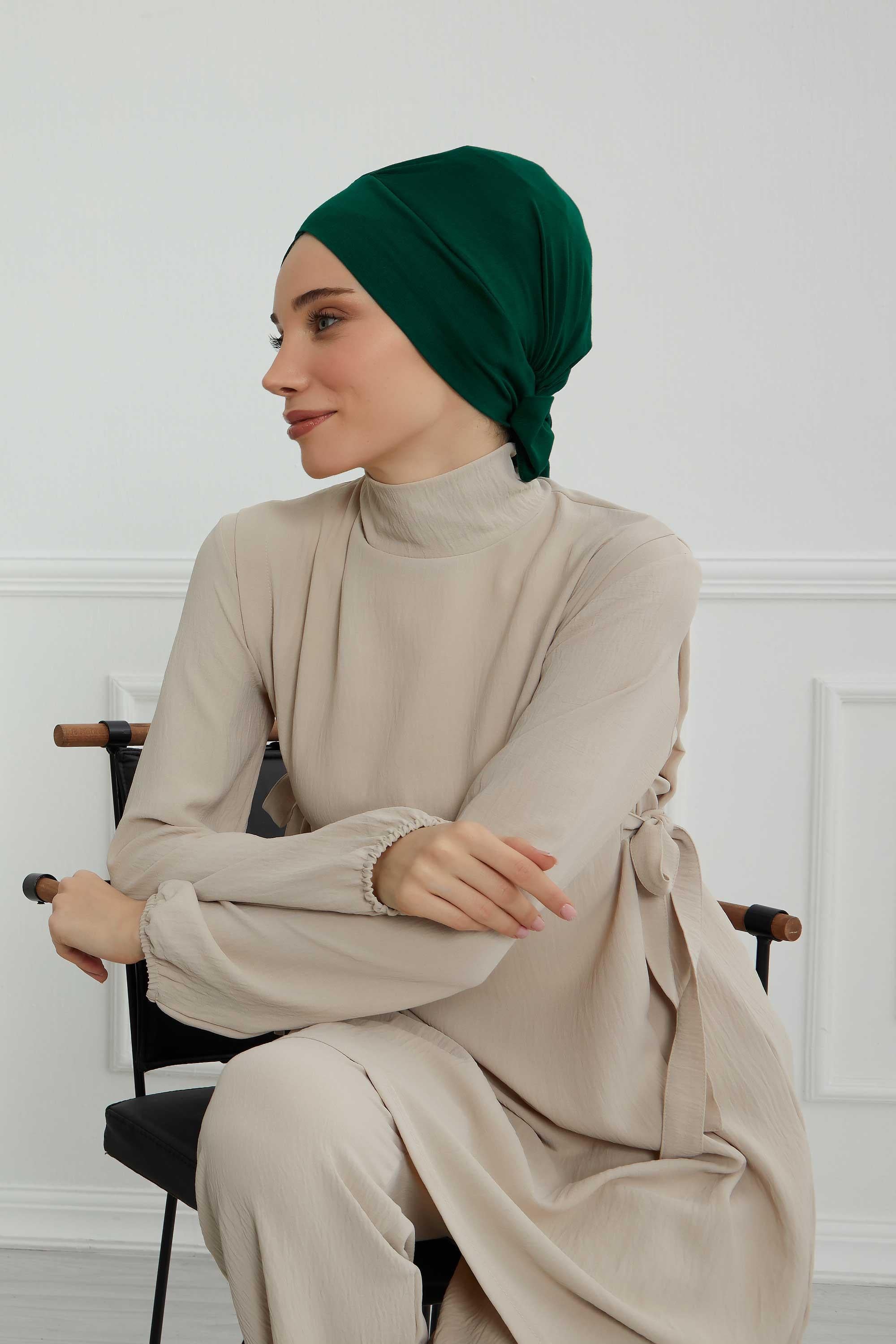 Kuşaklı Rahat Penye Bone,B-31
