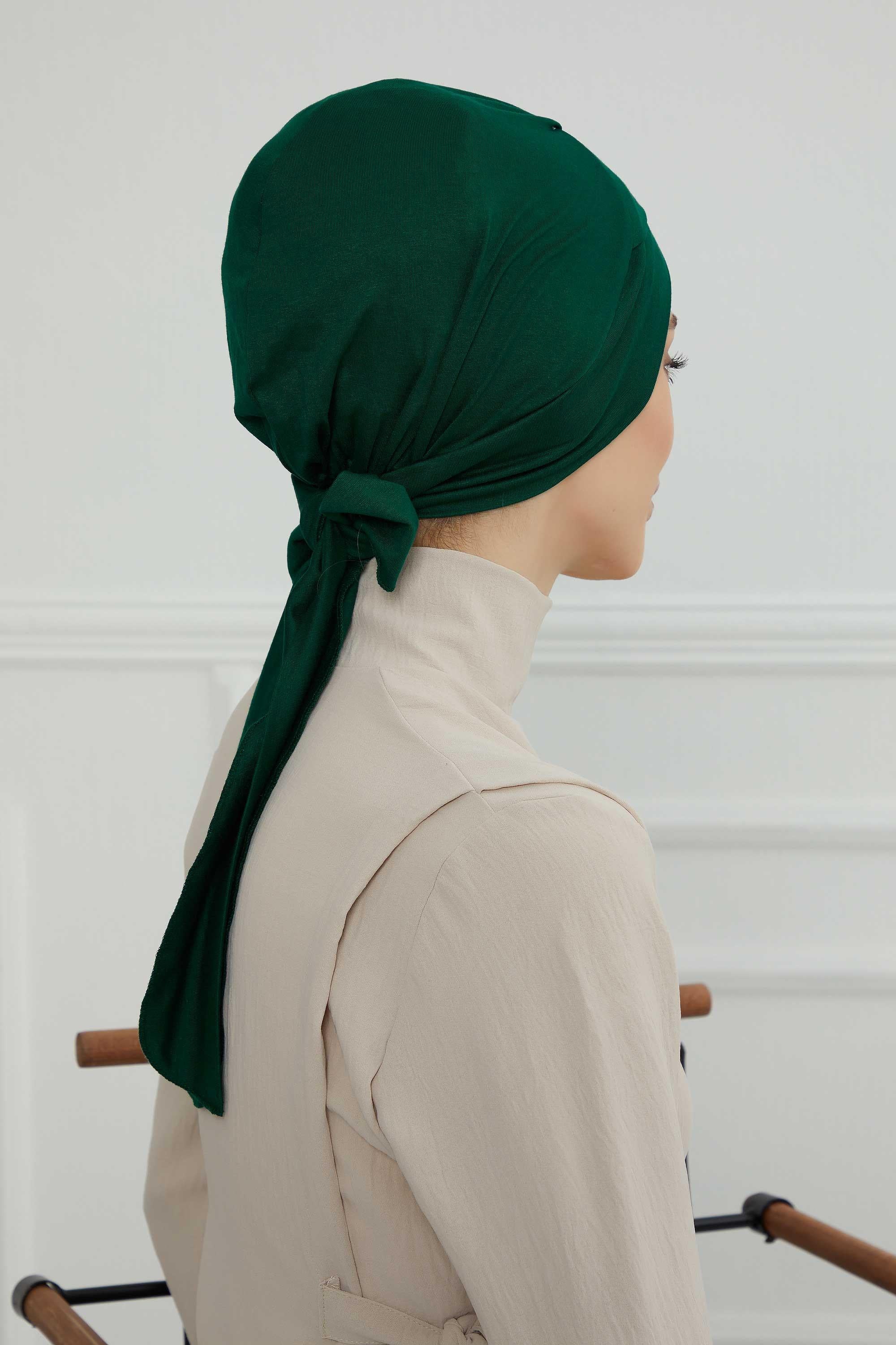 Kuşaklı Rahat Penye Bone,B-31