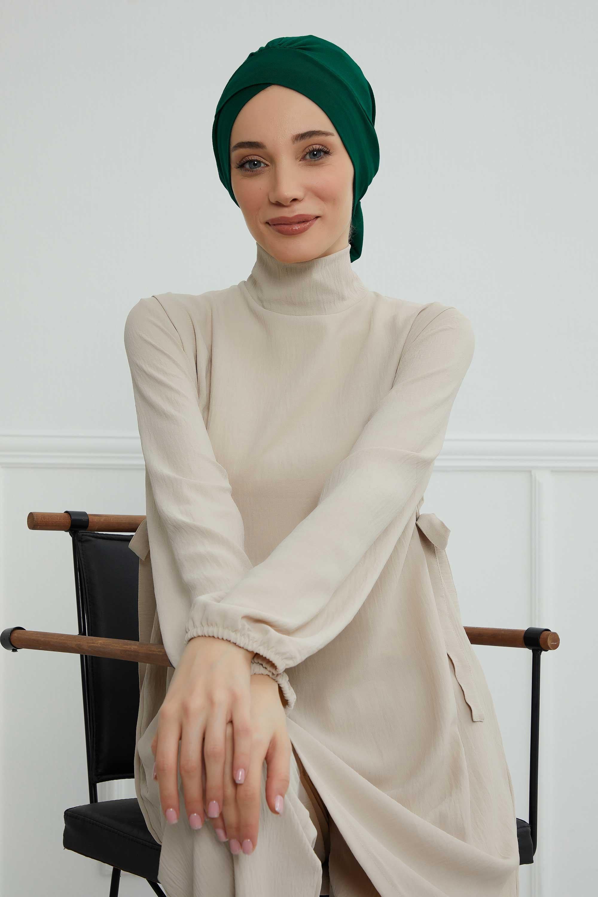 Kuşaklı Rahat Penye Bone,B-31