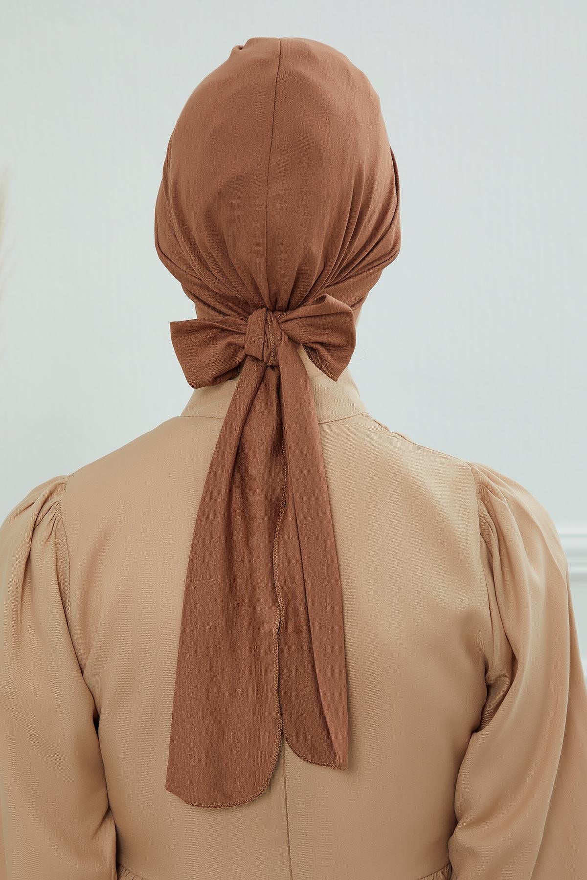 Kuşaklı Rahat Penye Bone,B-31