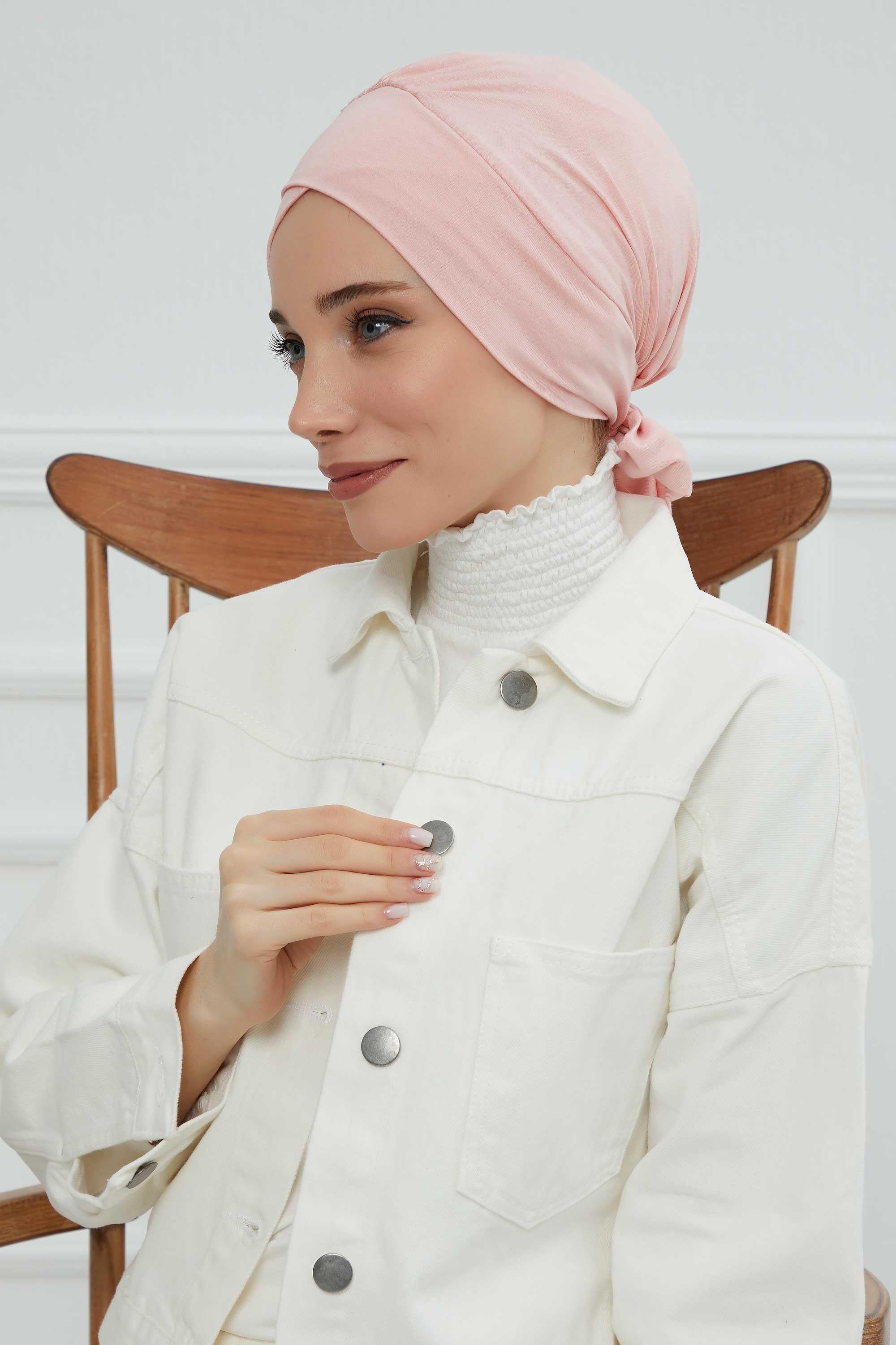 Kuşaklı Rahat Penye Bone,B-31