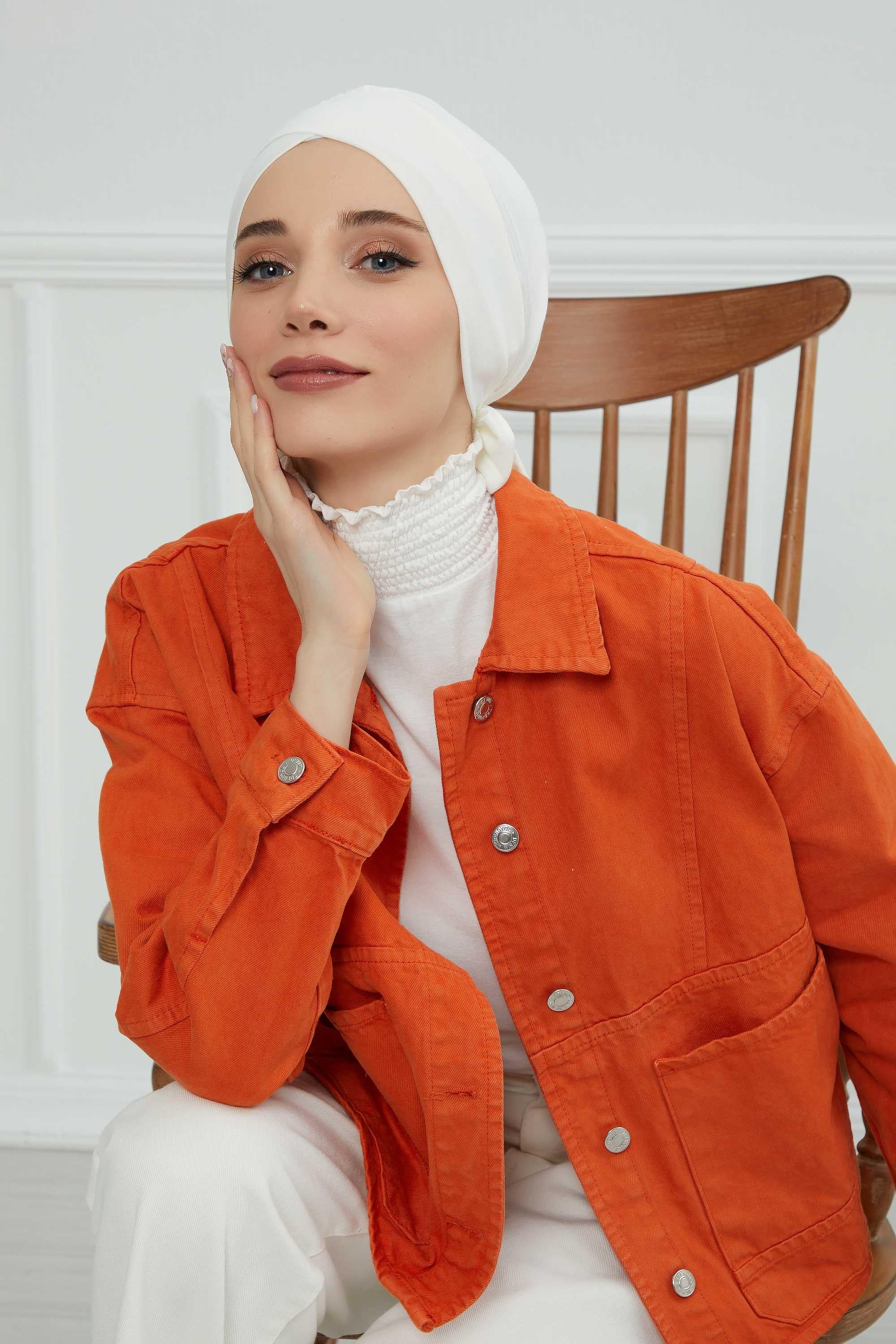 Kuşaklı Rahat Penye Bone,B-31