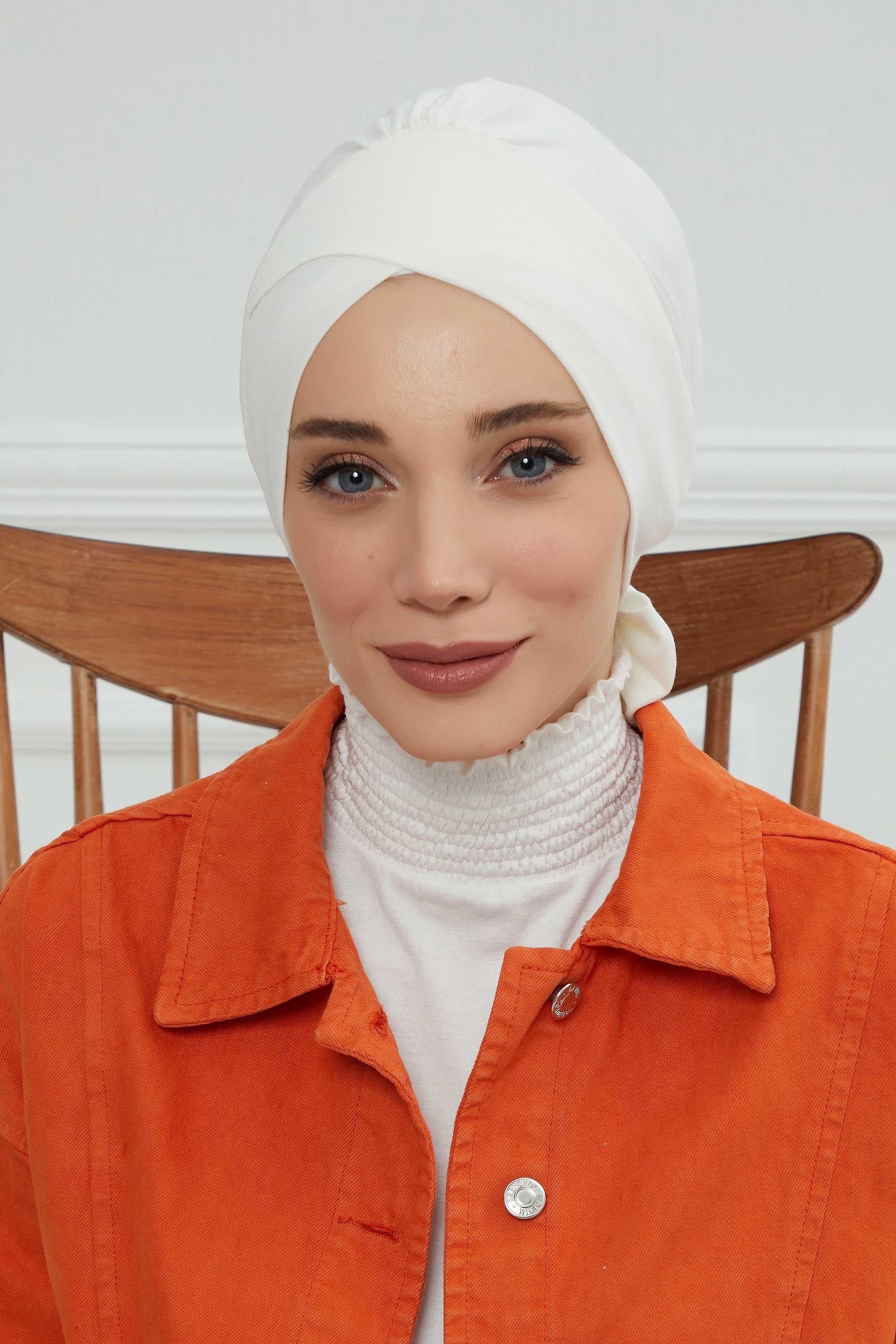 Kuşaklı Rahat Penye Bone,B-31