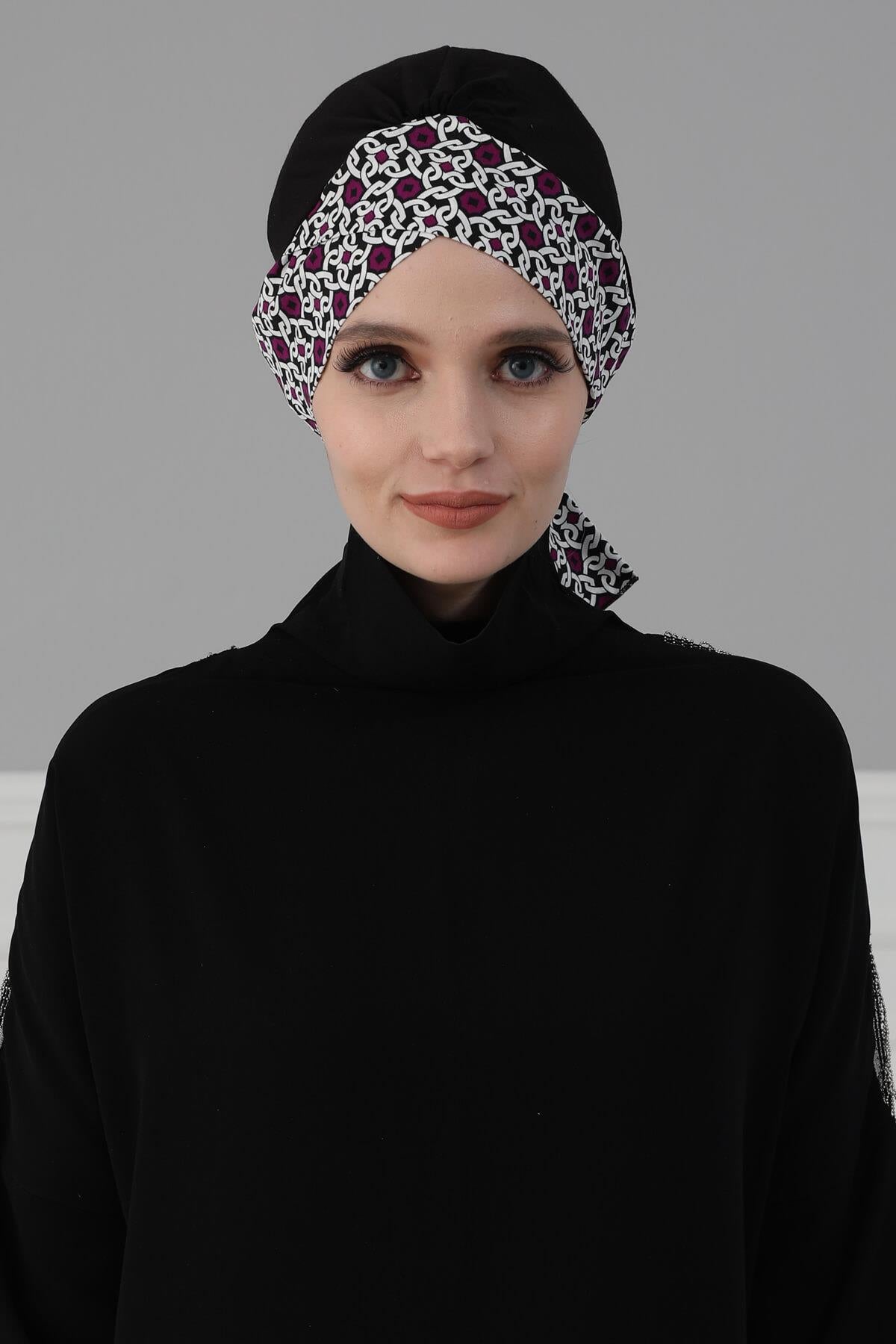 Kuşaklı Rahat Penye Bone,B-31