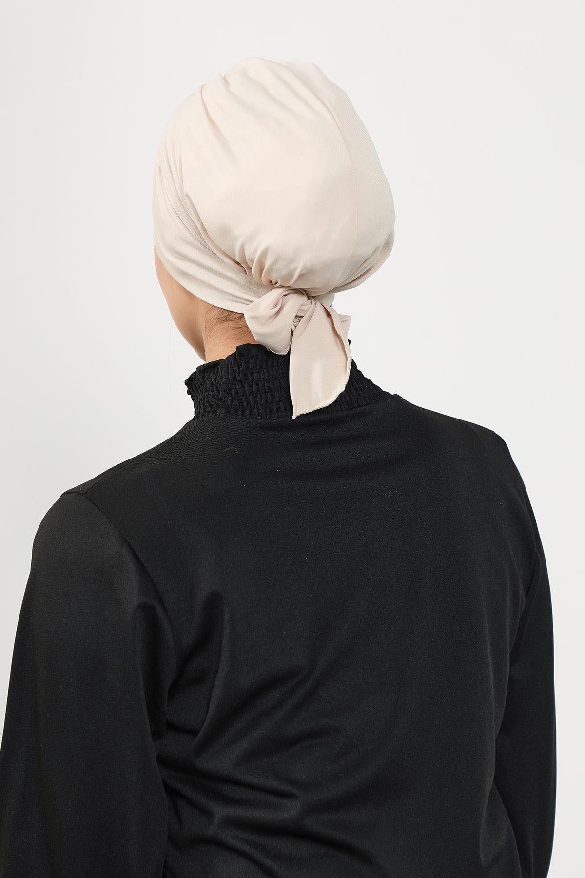 Kuşaklı Tesettür (Deniz,Havuz) Yüzücü Bonesi,B-31SN