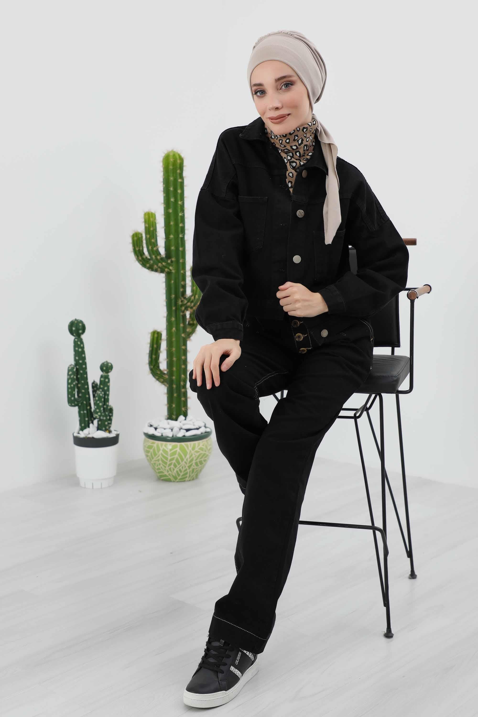 Kuyruklu Tesettür Bone,B-49RB