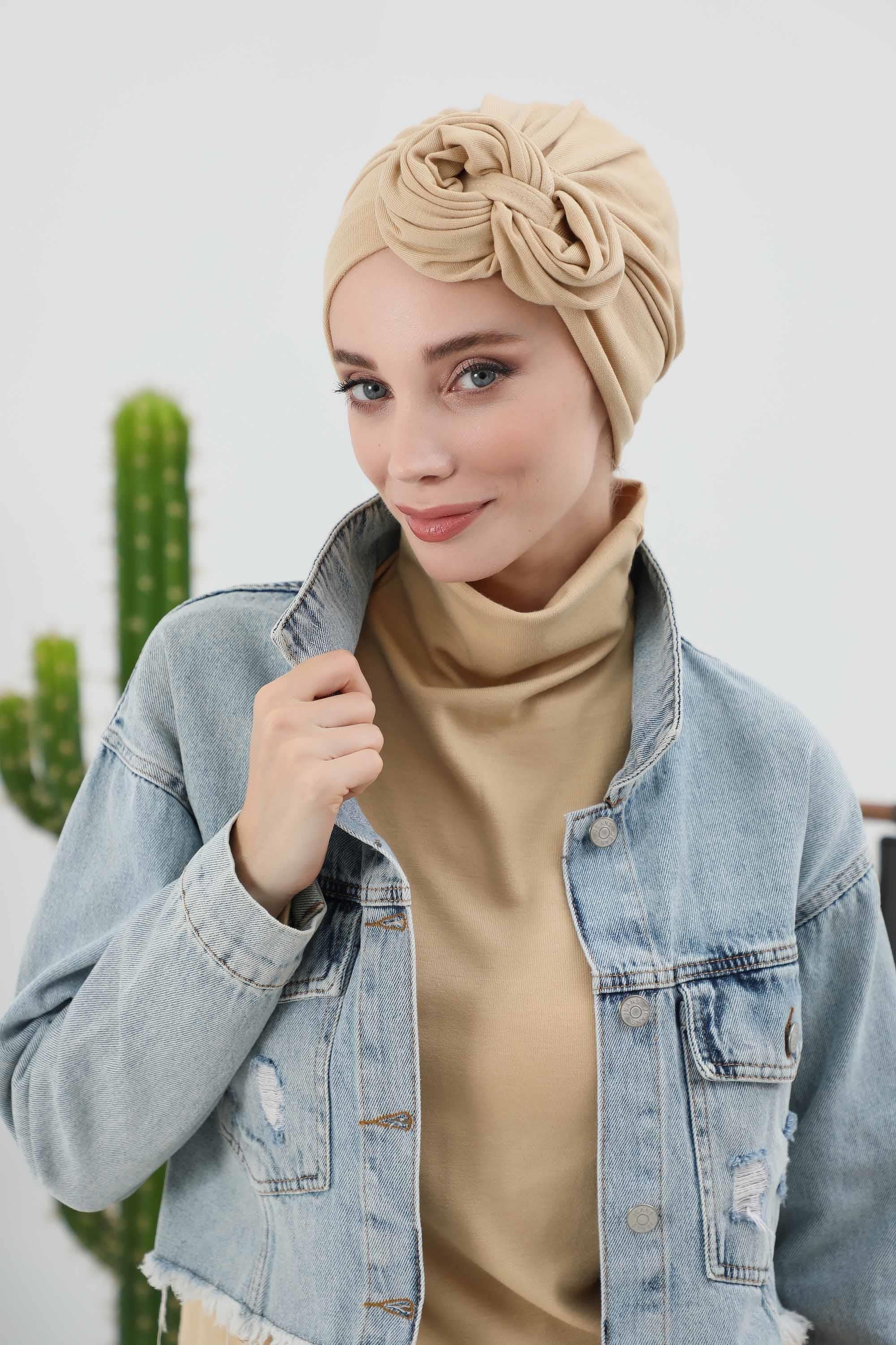 Kuyruklu Tesettür Bone,B-49RB