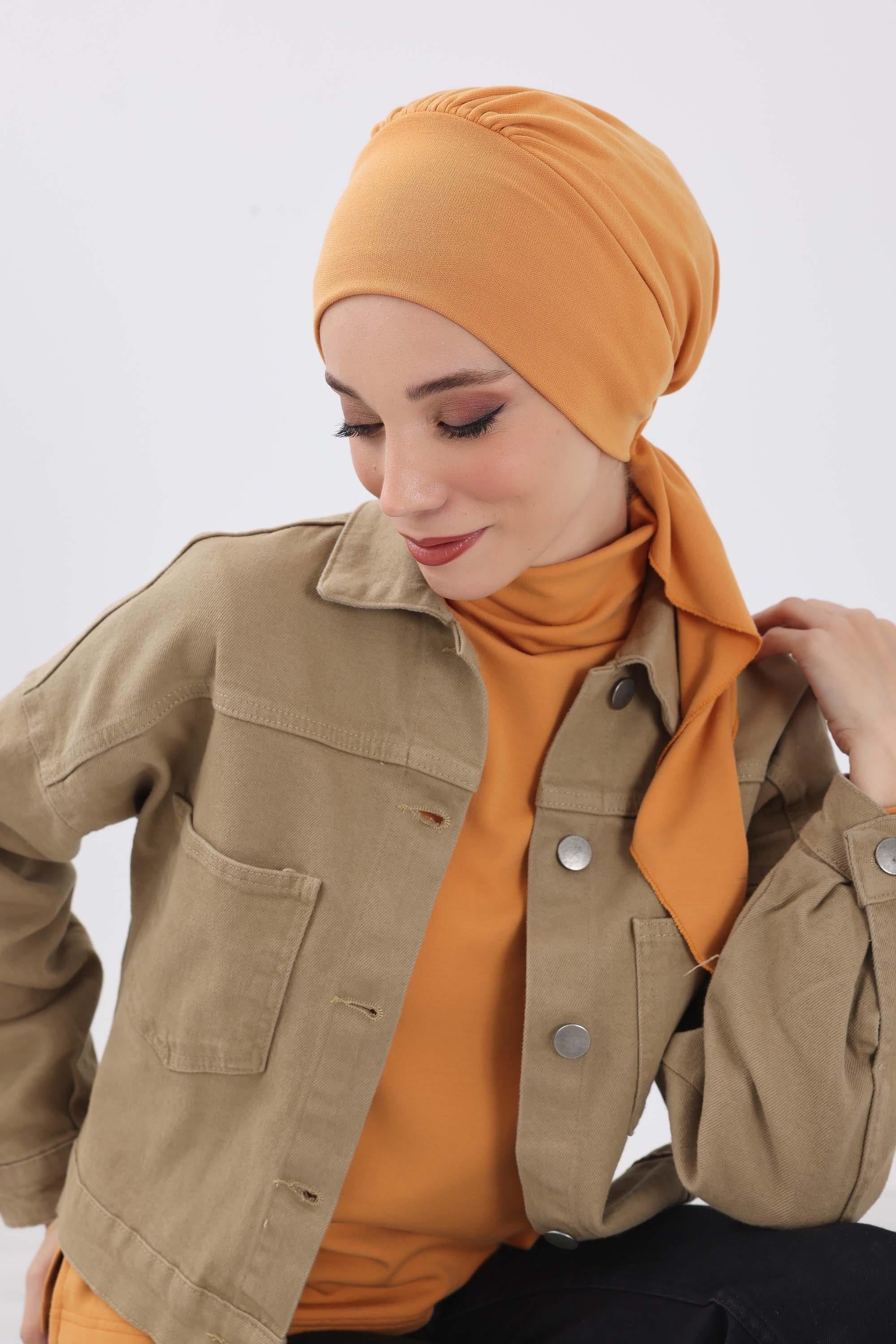 Kuyruklu Tesettür Bone,B-49RB