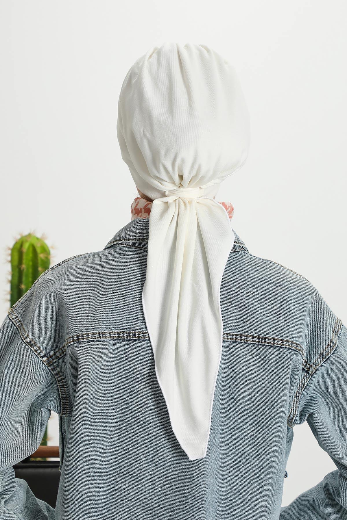 Kuyruklu Tesettür Bone,B-49RB