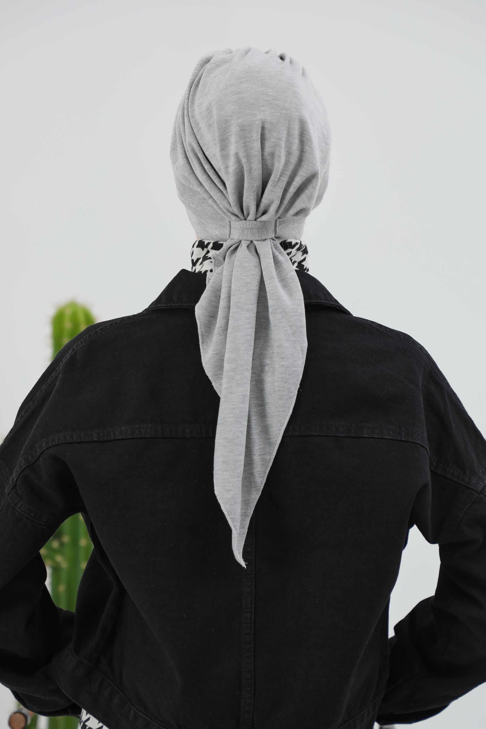 Kuyruklu Tesettür Bone,B-49RB