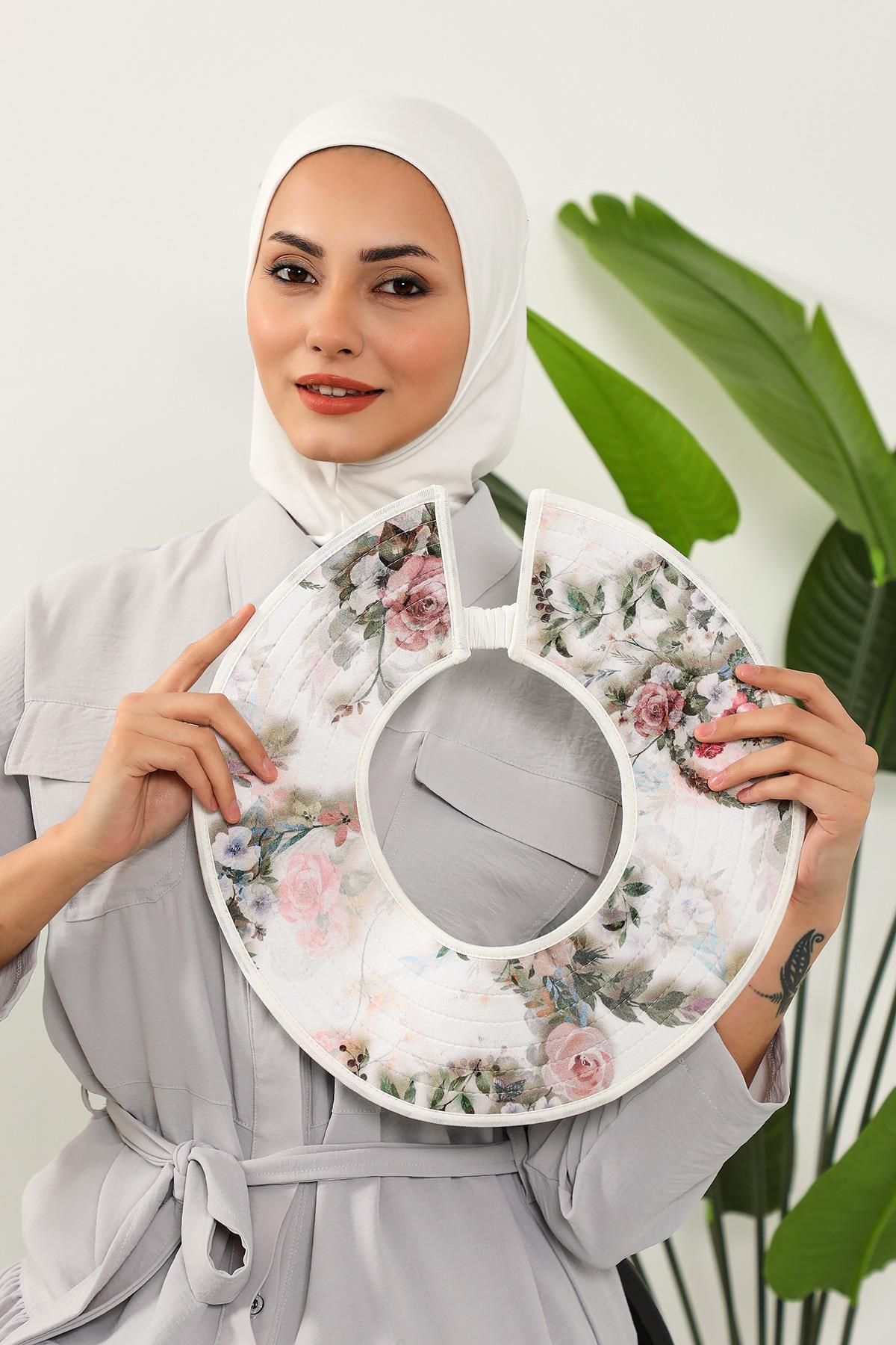 Ninja Boneli Çıkarılabilir Desenli Şapkalı Bone Türban,S-6D