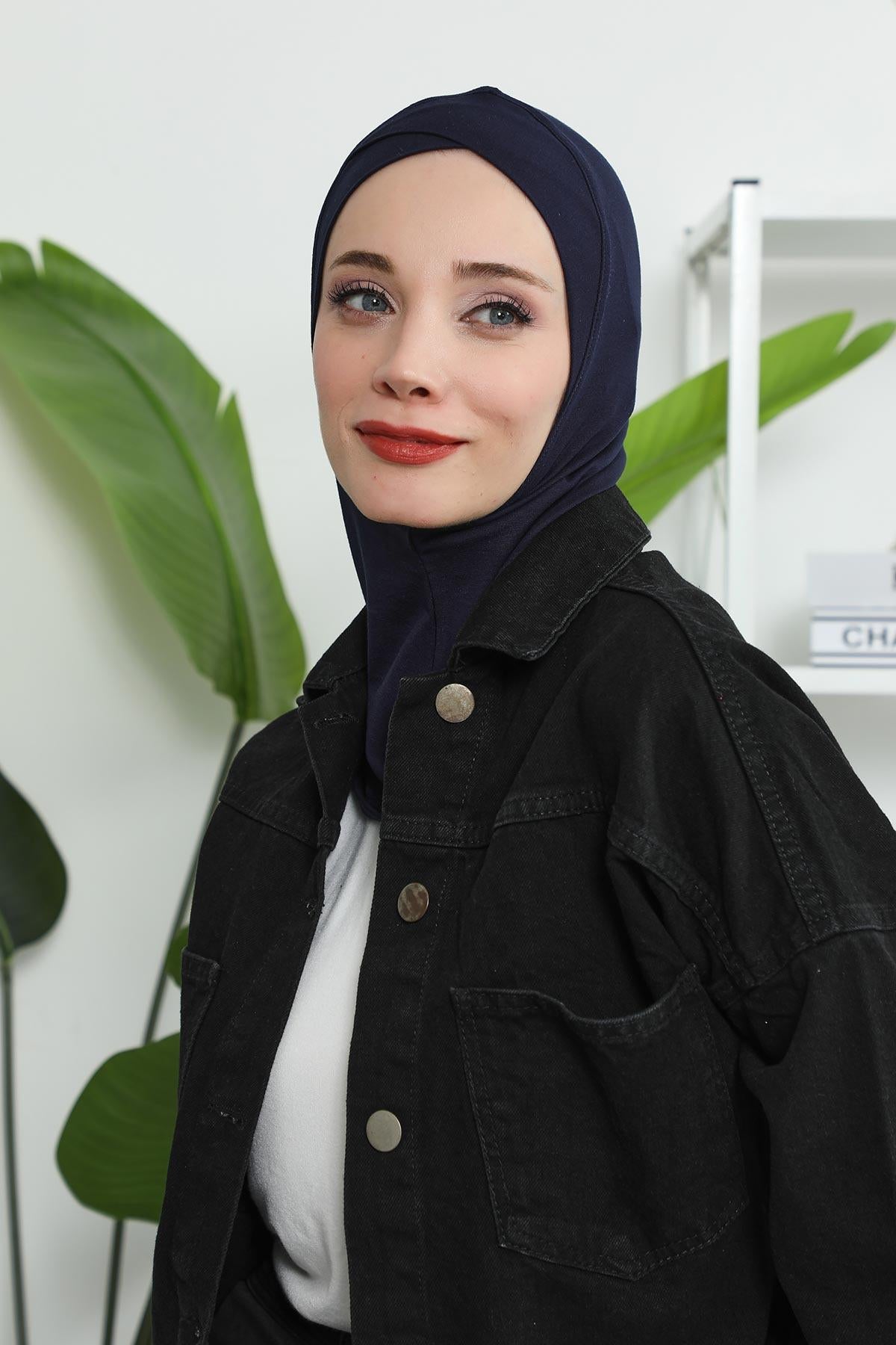 Önü Çapraz Detaylı Penye Bone,TB-4,TB-4