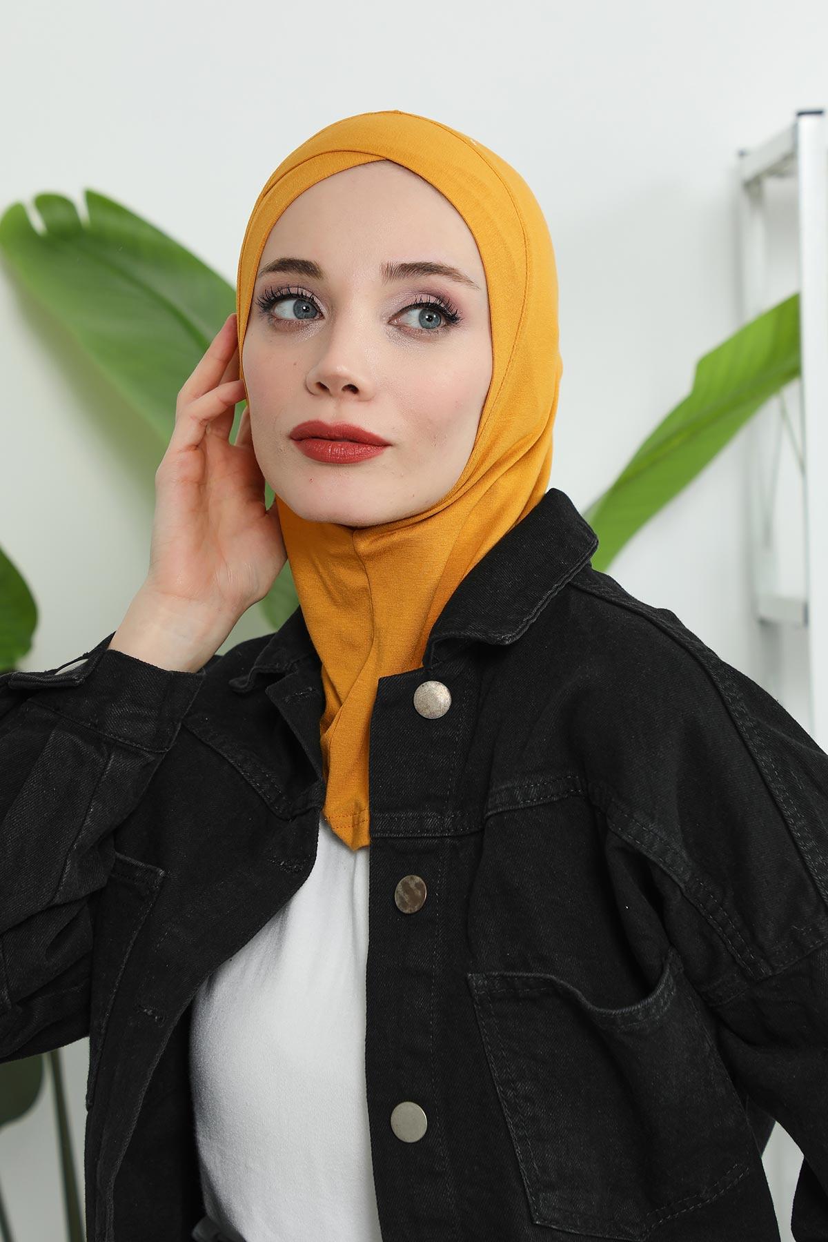 Önü Çapraz Detaylı Penye Bone,TB-4,TB-4