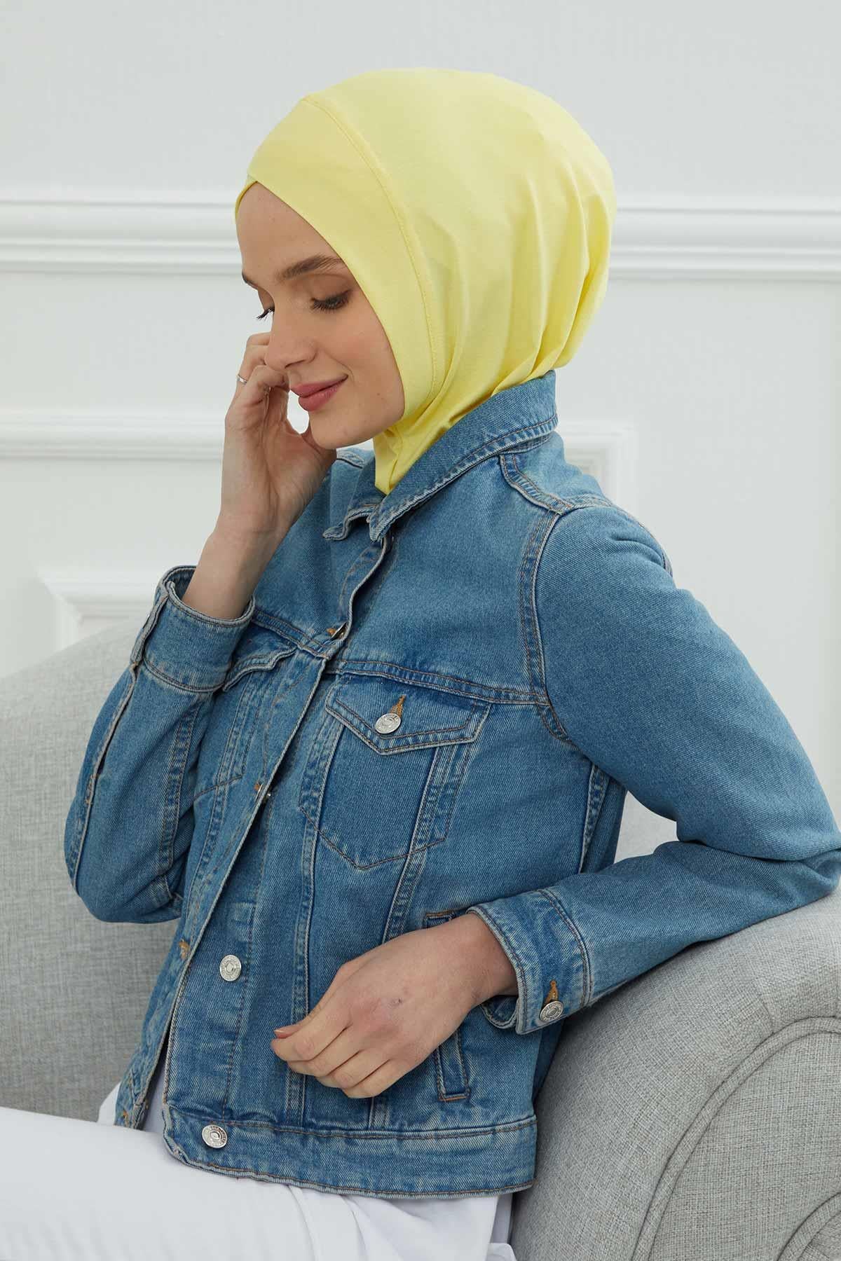 Önü Çapraz Detaylı Penye Bone,TB-4,TB-4