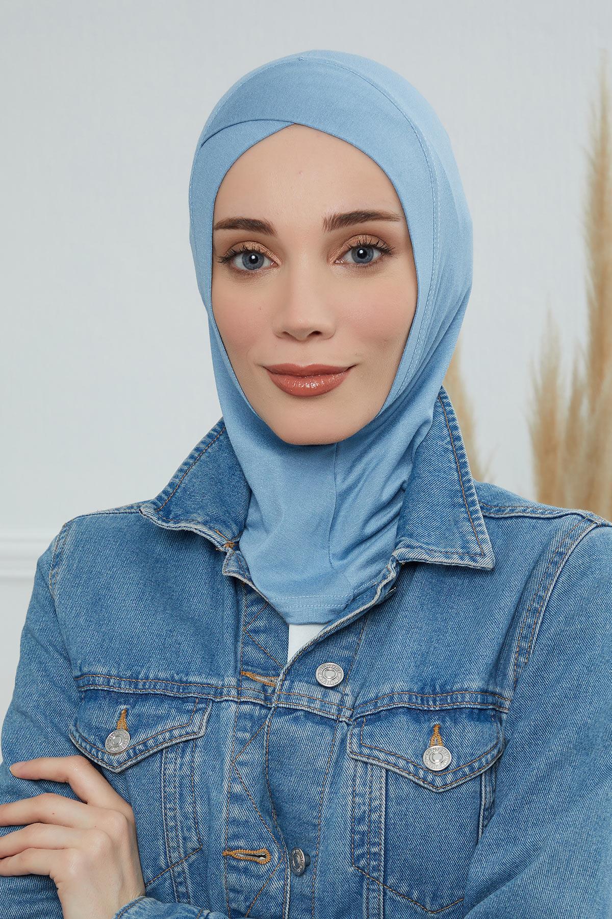 Önü Çapraz Detaylı Penye Bone,TB-4,TB-4