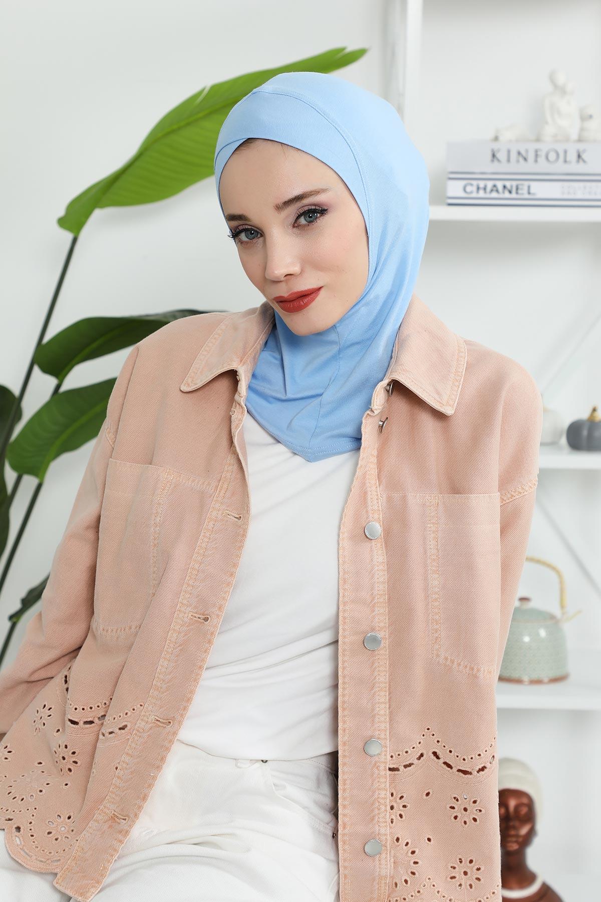 Önü Çapraz Detaylı Penye Bone,TB-4,TB-4