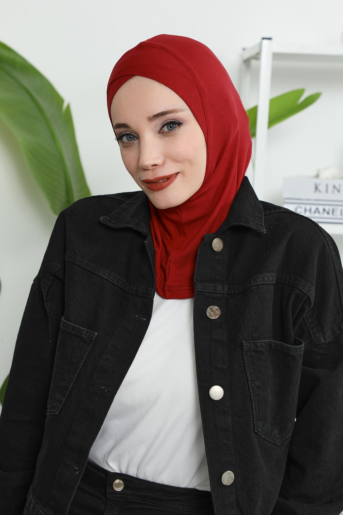 Önü Çapraz Detaylı Penye Bone,TB-4,TB-4