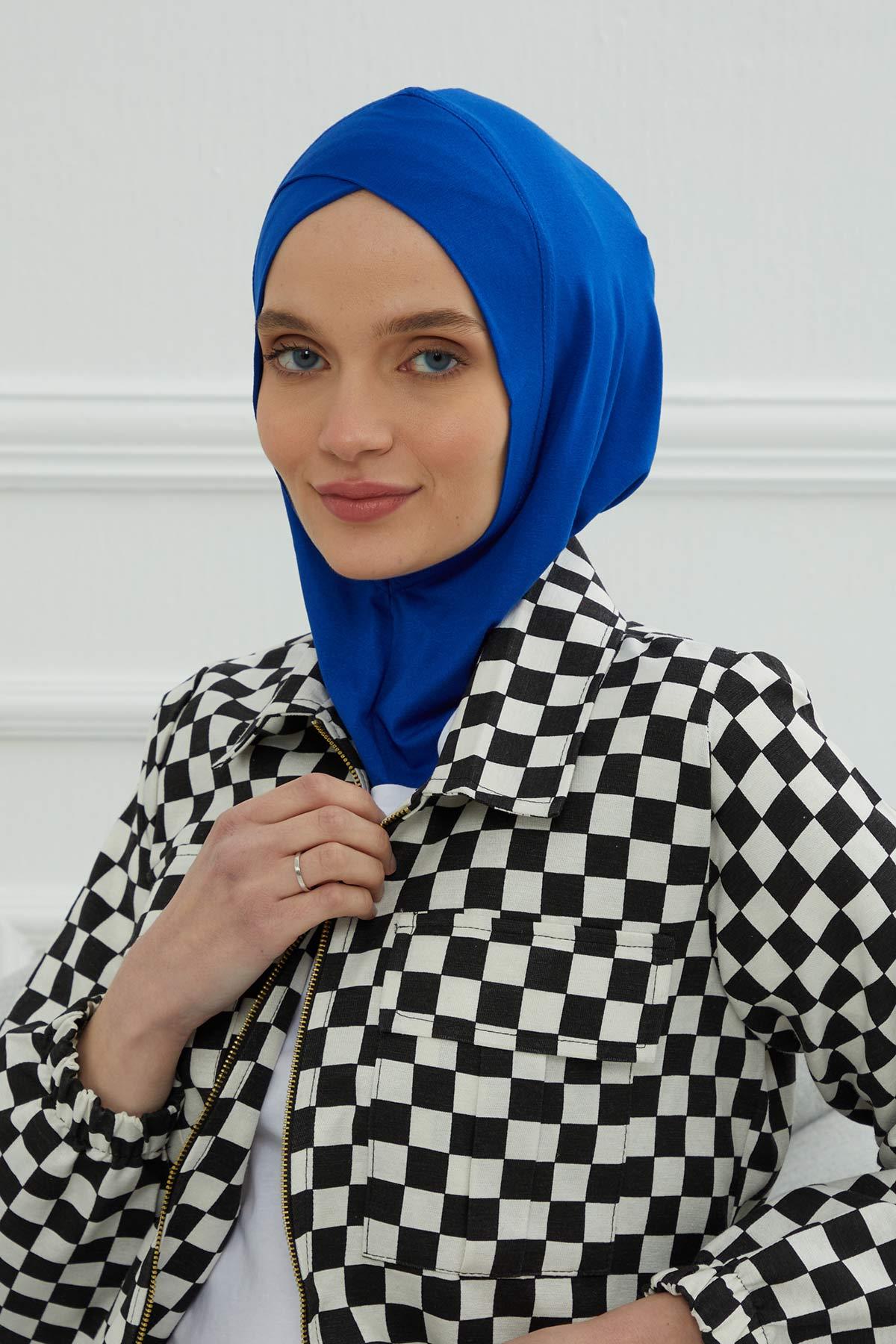 Önü Çapraz Detaylı Penye Bone,TB-4,TB-4