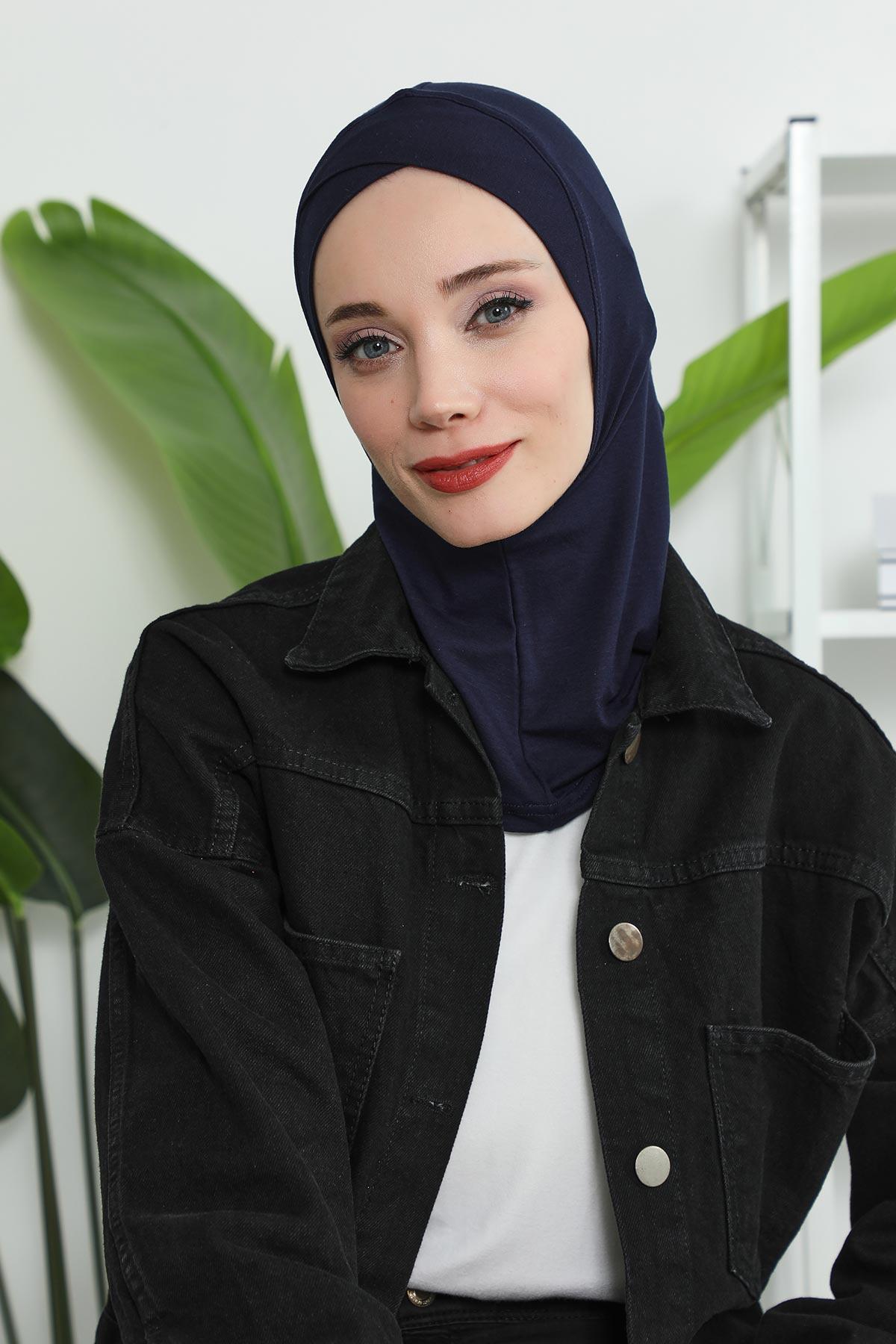 Önü Çapraz Detaylı Penye Bone,TB-4,TB-4