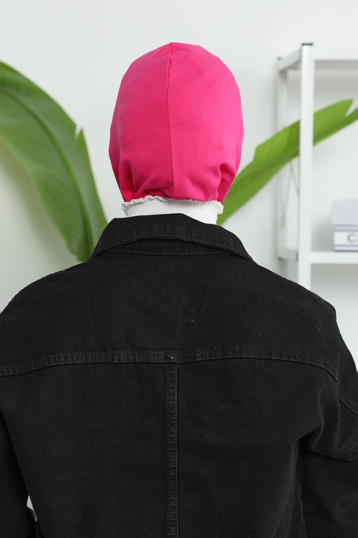 Önü Çapraz Detaylı Penye Bone,TB-4,TB-4