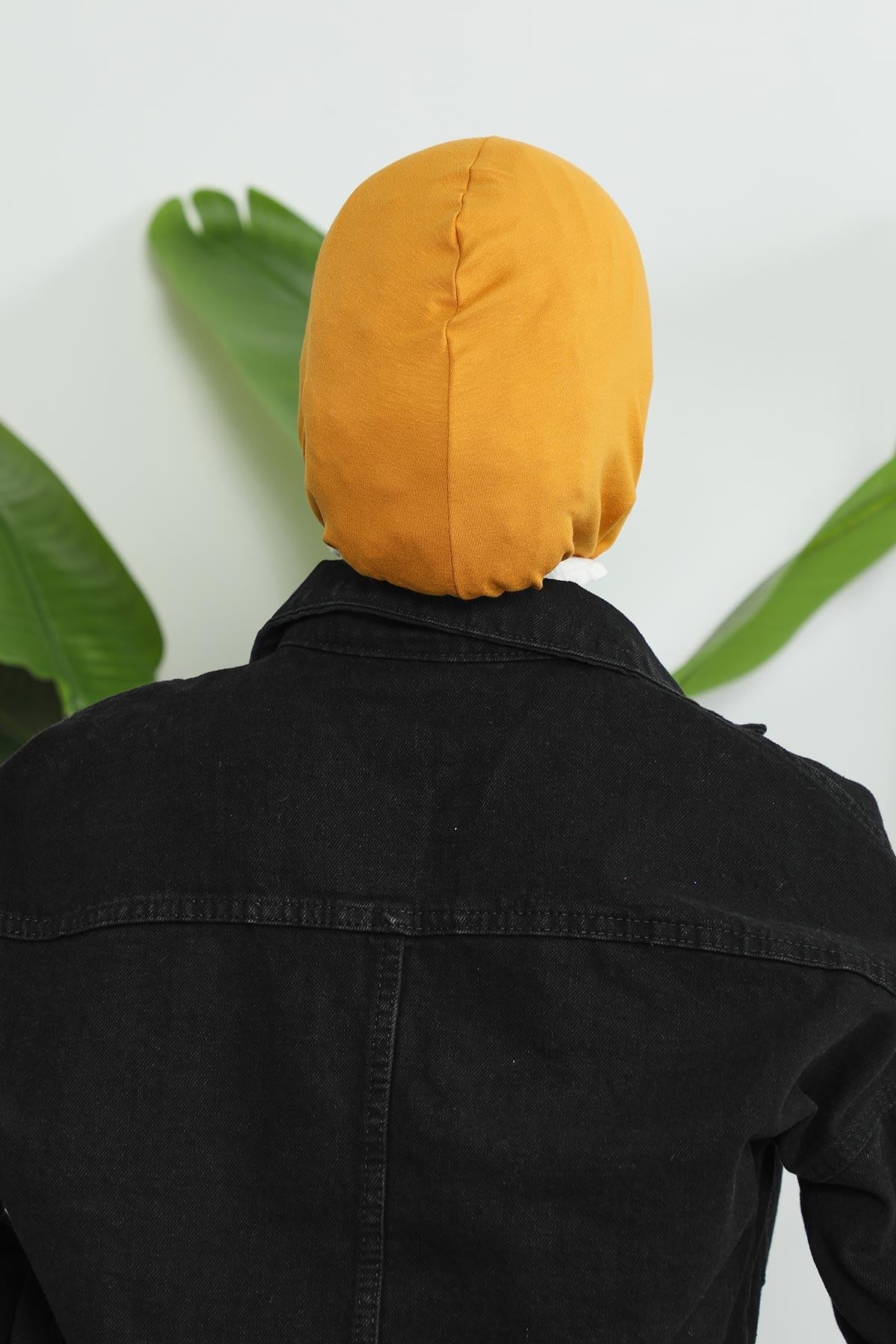 Önü Çapraz Detaylı Penye Bone,TB-4,TB-4