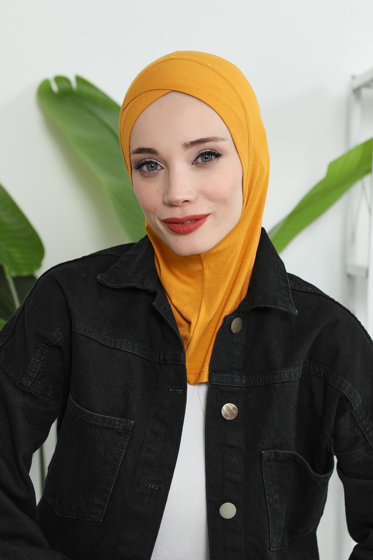 Önü Çapraz Detaylı Penye Bone,TB-4,TB-4