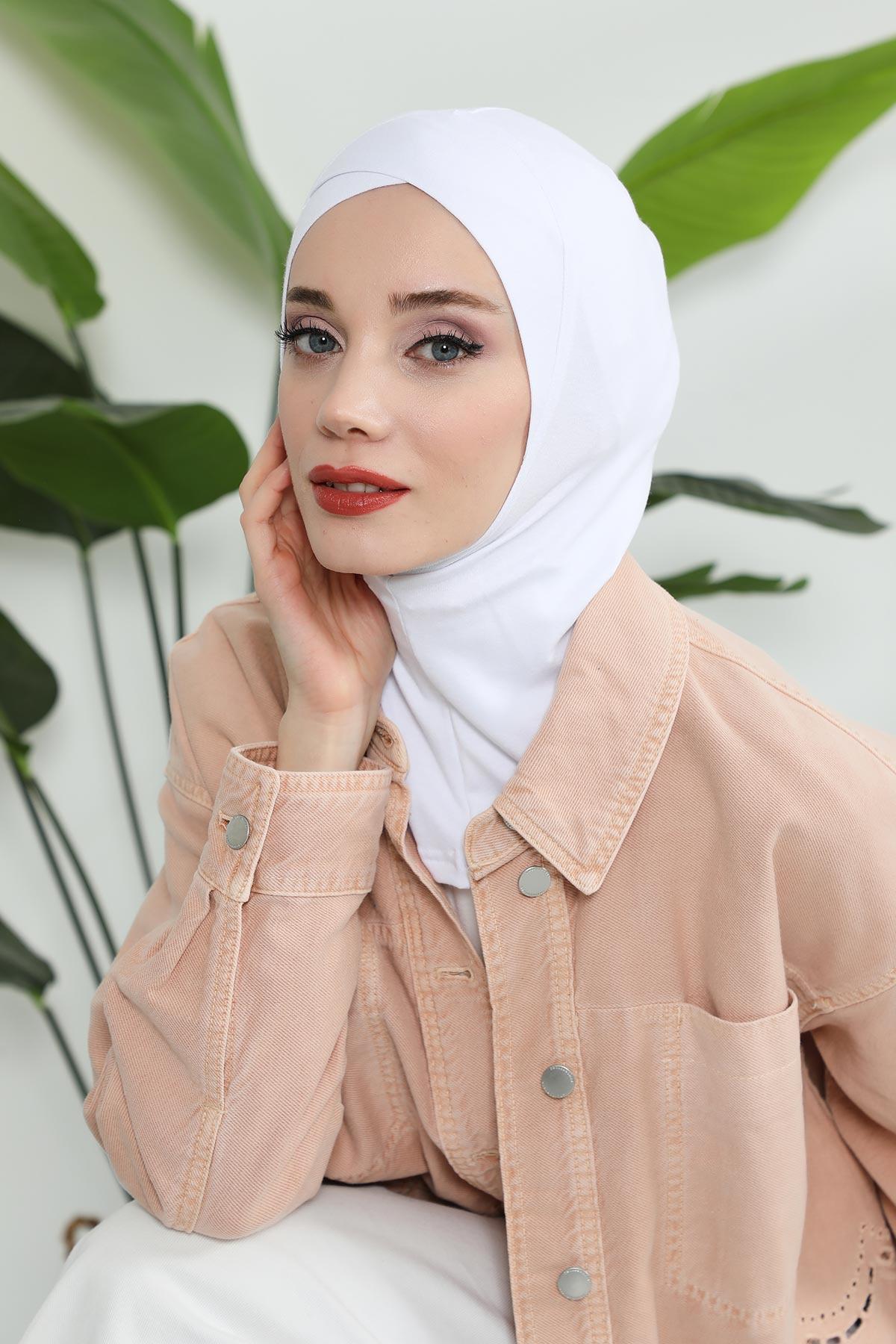 Önü Çapraz Detaylı Penye Bone,TB-4,TB-4