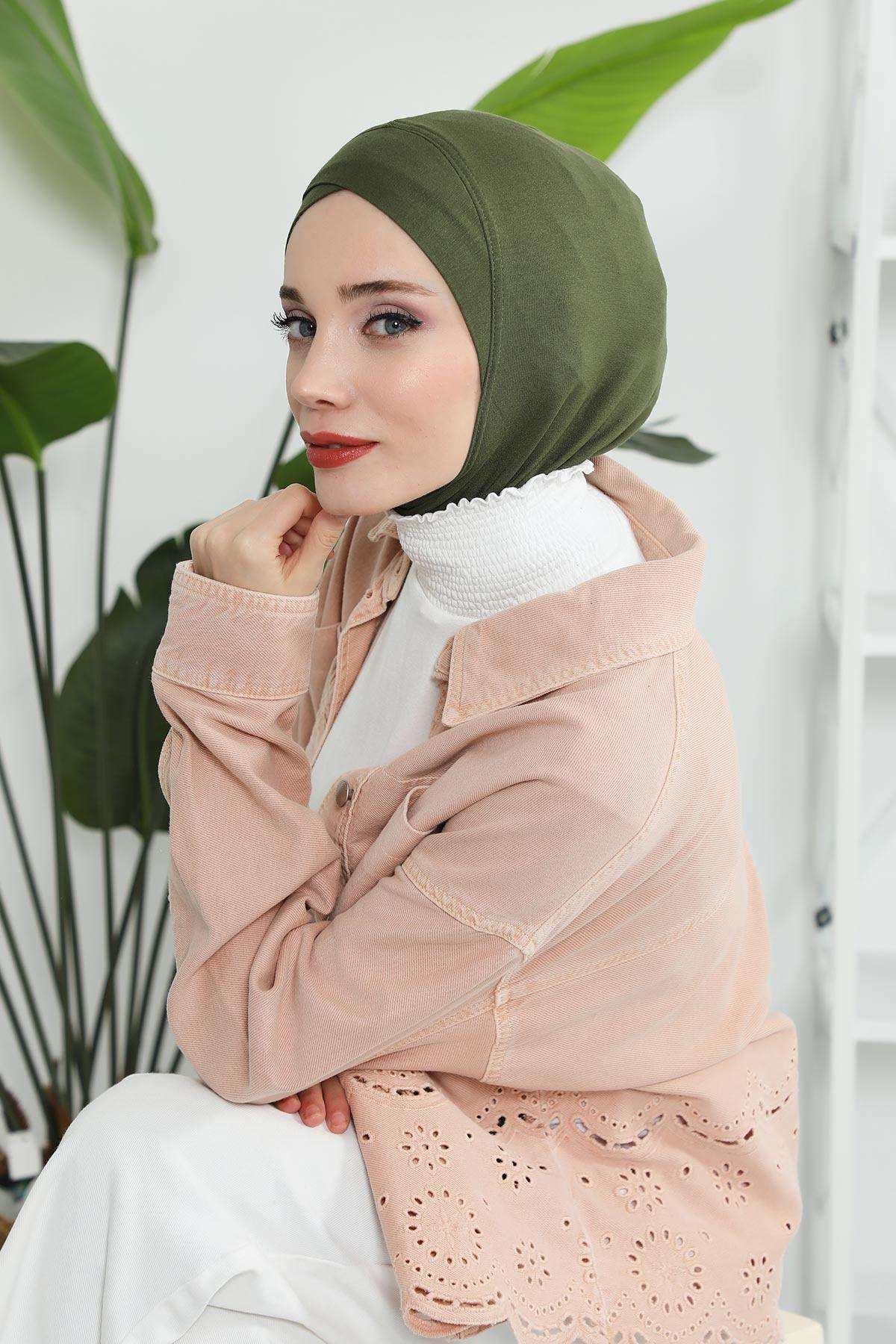 Önü Çapraz Detaylı Penye Bone,TB-4,TB-4