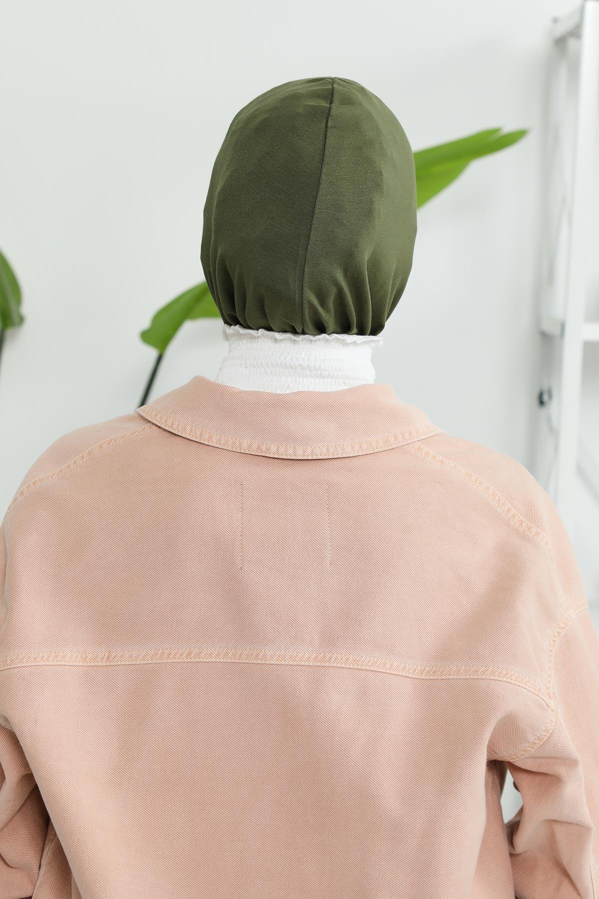 Önü Çapraz Detaylı Penye Bone,TB-4,TB-4