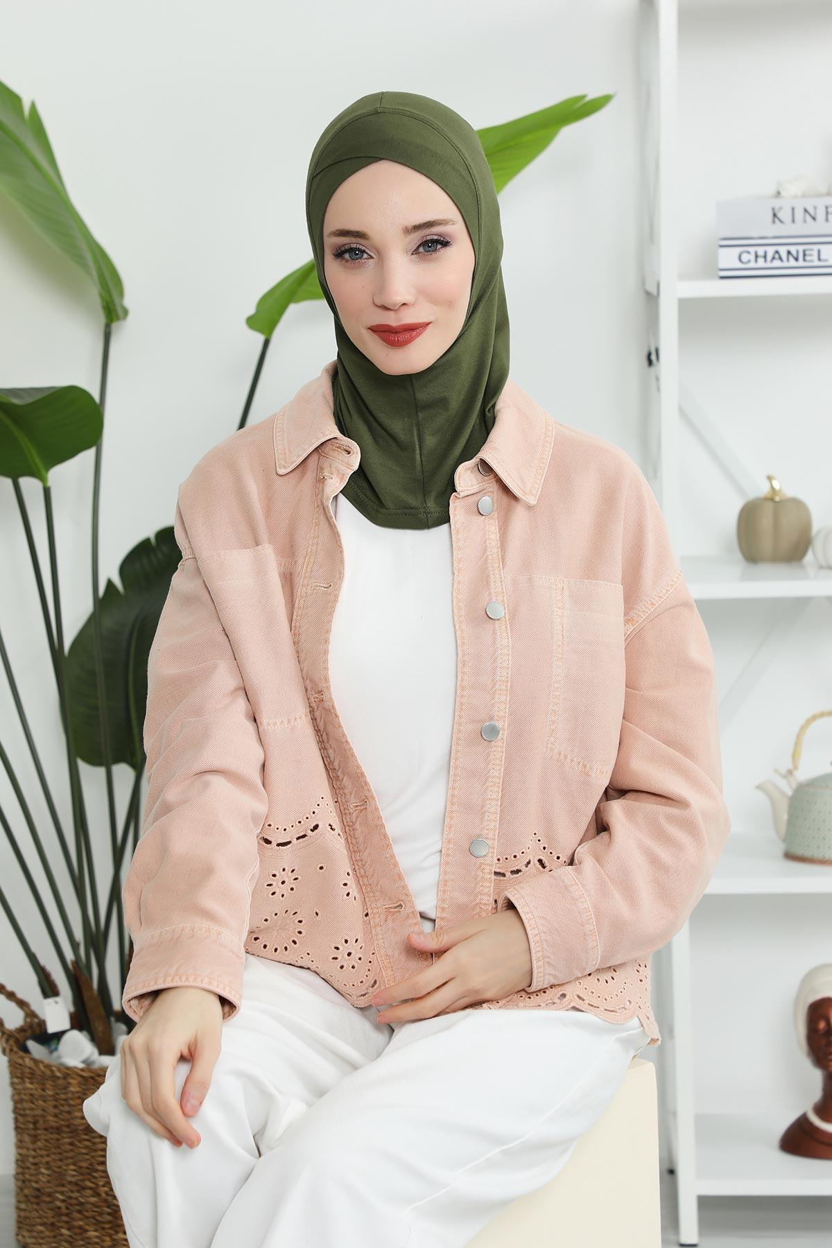 Önü Çapraz Detaylı Penye Bone,TB-4,TB-4