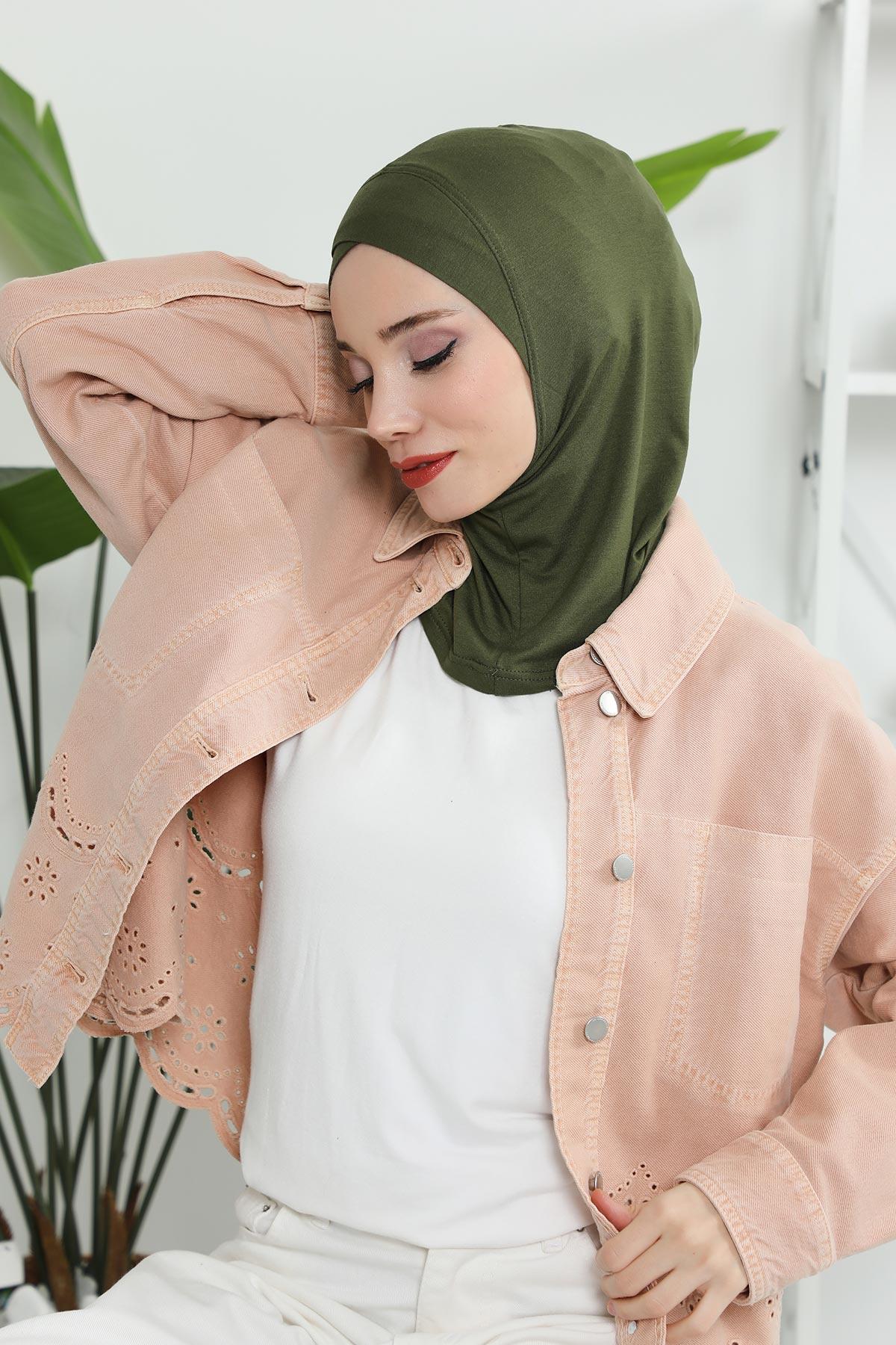 Önü Çapraz Detaylı Penye Bone,TB-4,TB-4