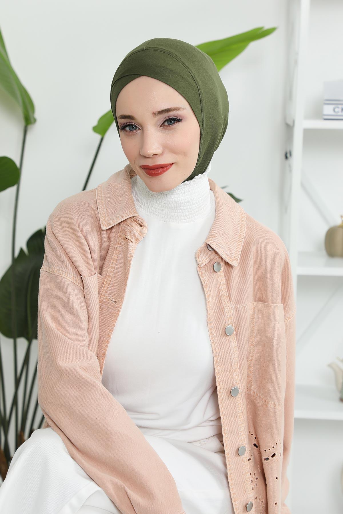 Önü Çapraz Detaylı Penye Bone,TB-4,TB-4