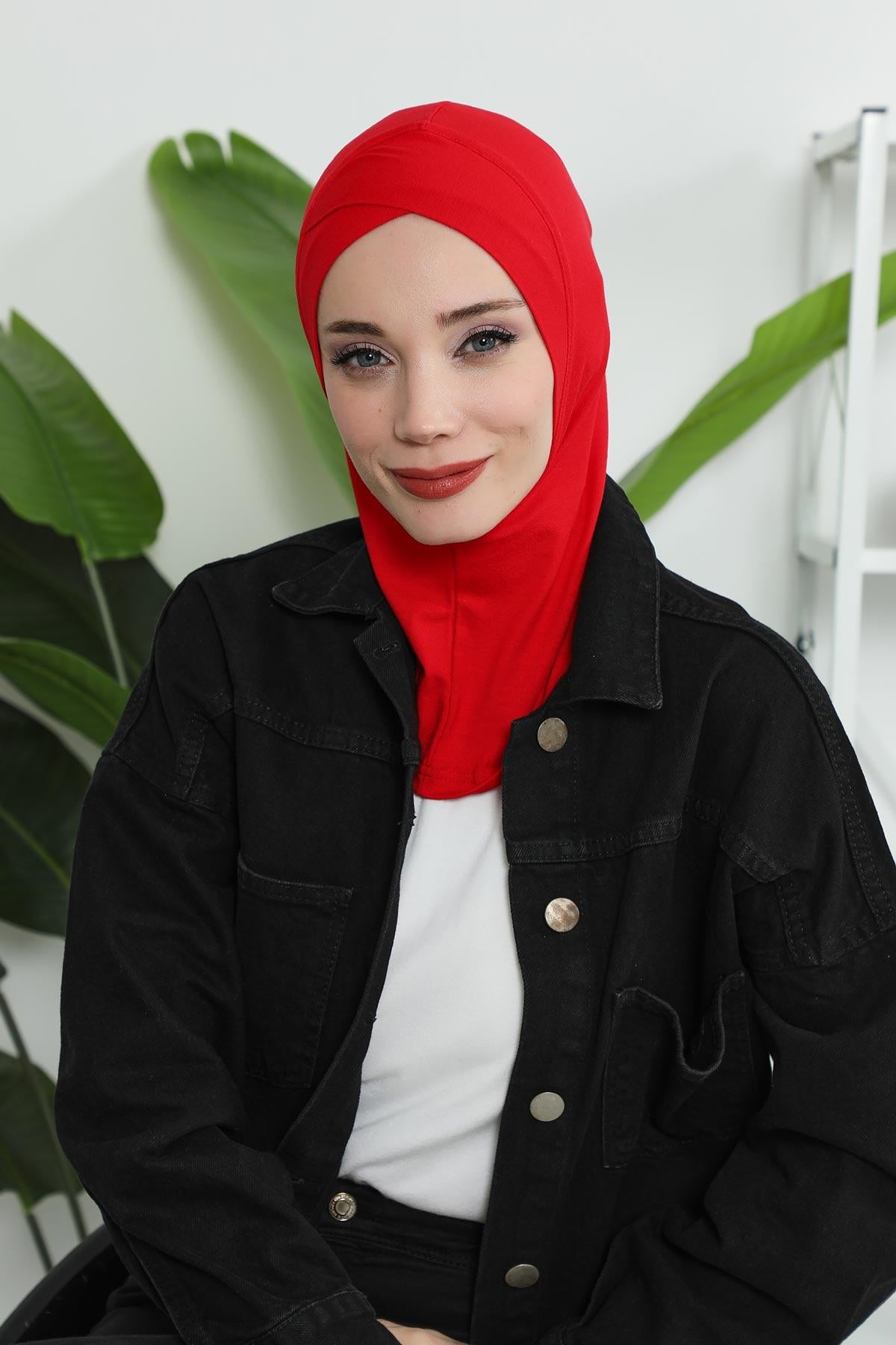 Önü Çapraz Detaylı Penye Bone,TB-4,TB-4