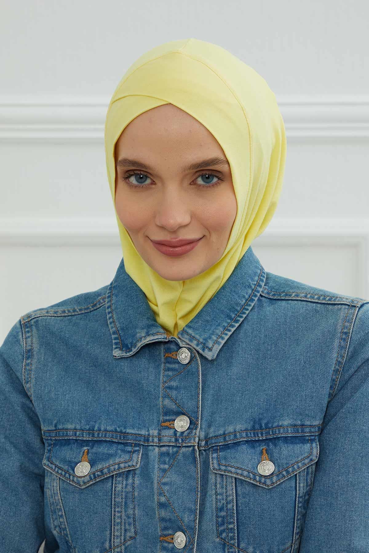 Önü Çapraz Detaylı Penye Bone,TB-4,TB-4