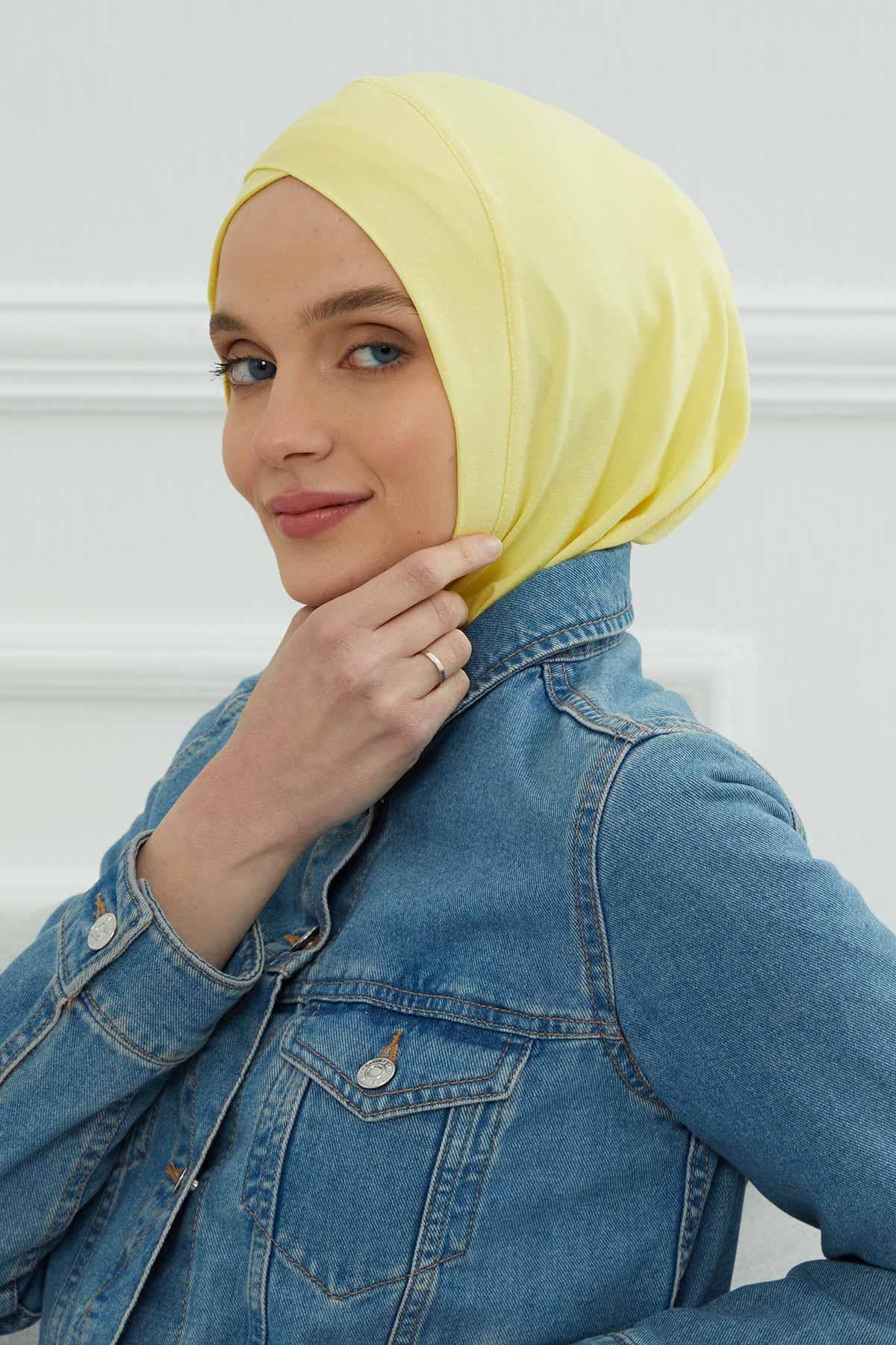 Önü Çapraz Detaylı Penye Bone,TB-4,TB-4