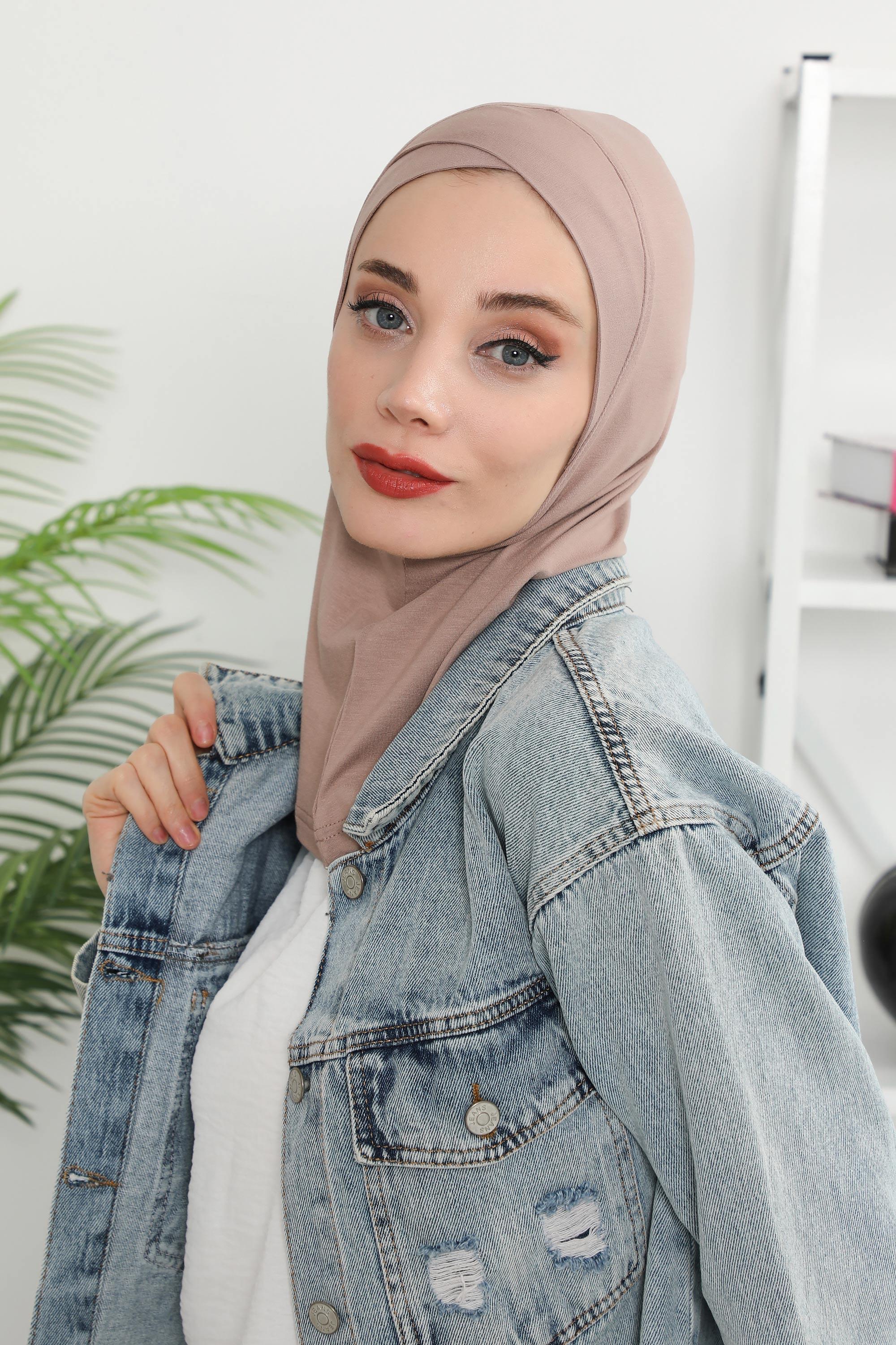 Önü Çapraz Detaylı Penye Bone,TB-4,TB-4