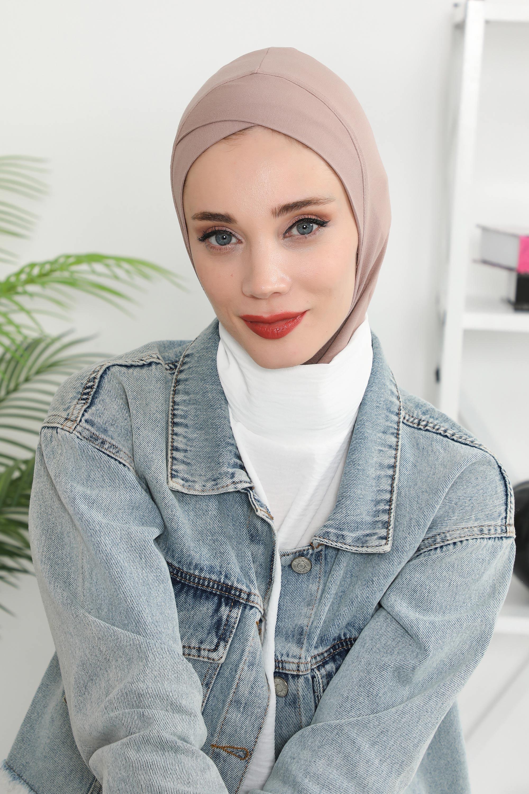 Önü Çapraz Detaylı Penye Bone,TB-4,TB-4