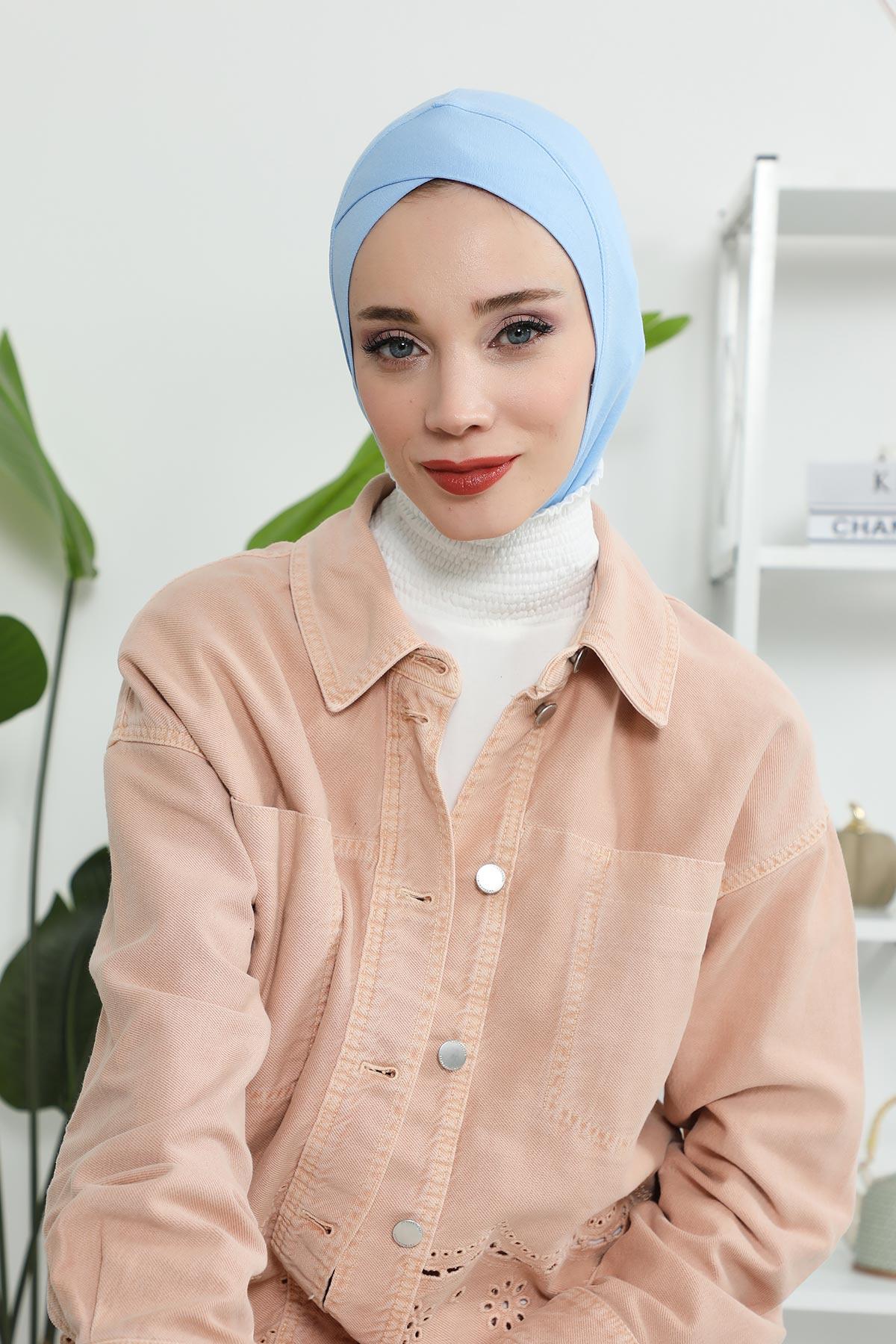 Önü Çapraz Detaylı Penye Bone,TB-4,TB-4