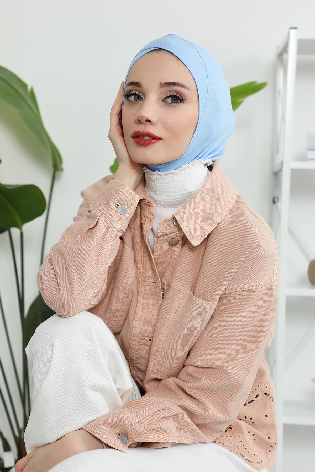 Önü Çapraz Detaylı Penye Bone,TB-4,TB-4