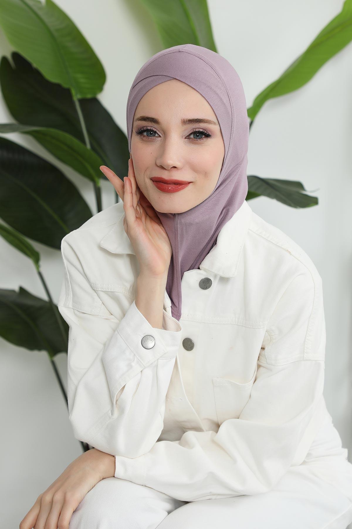 Önü Çapraz Detaylı Penye Bone,TB-4,TB-4