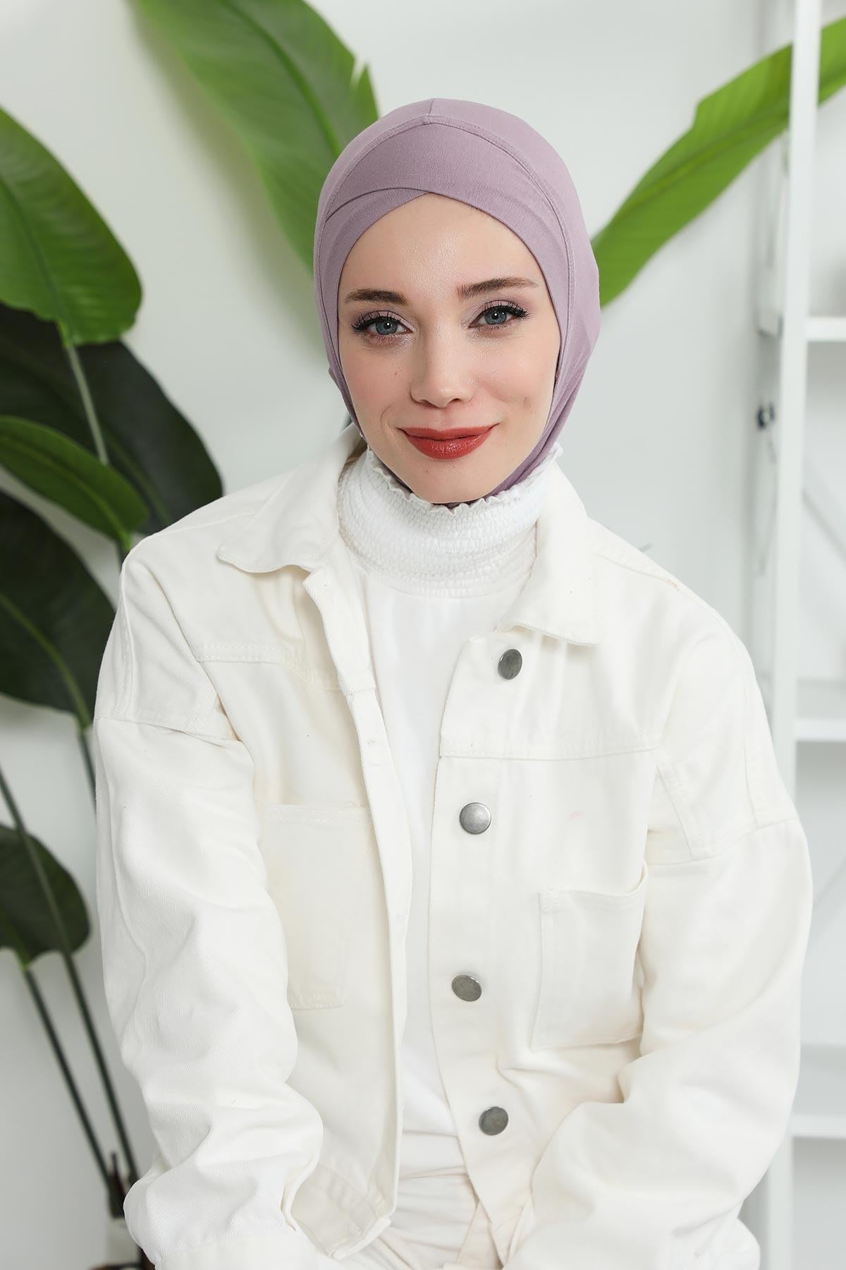 Önü Çapraz Detaylı Penye Bone,TB-4,TB-4