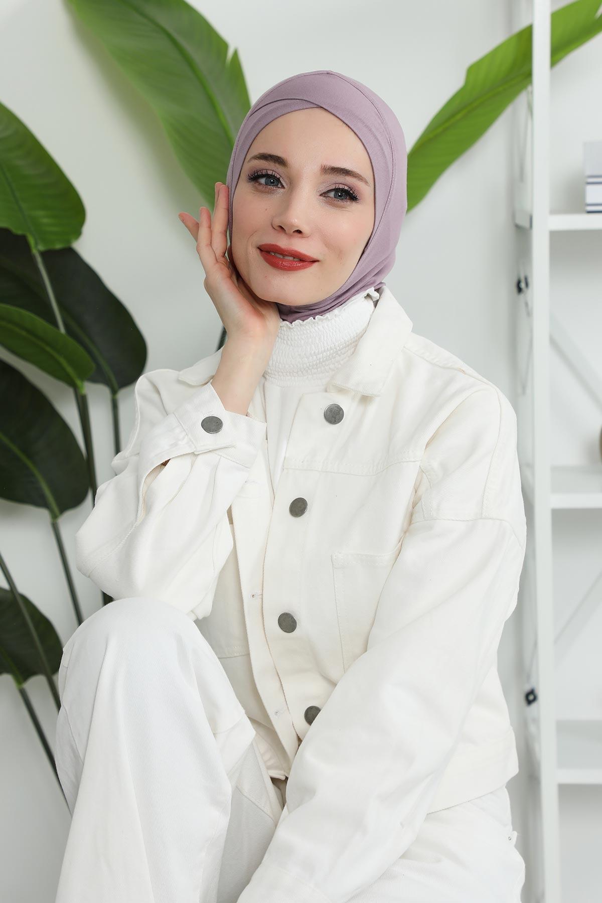 Önü Çapraz Detaylı Penye Bone,TB-4,TB-4