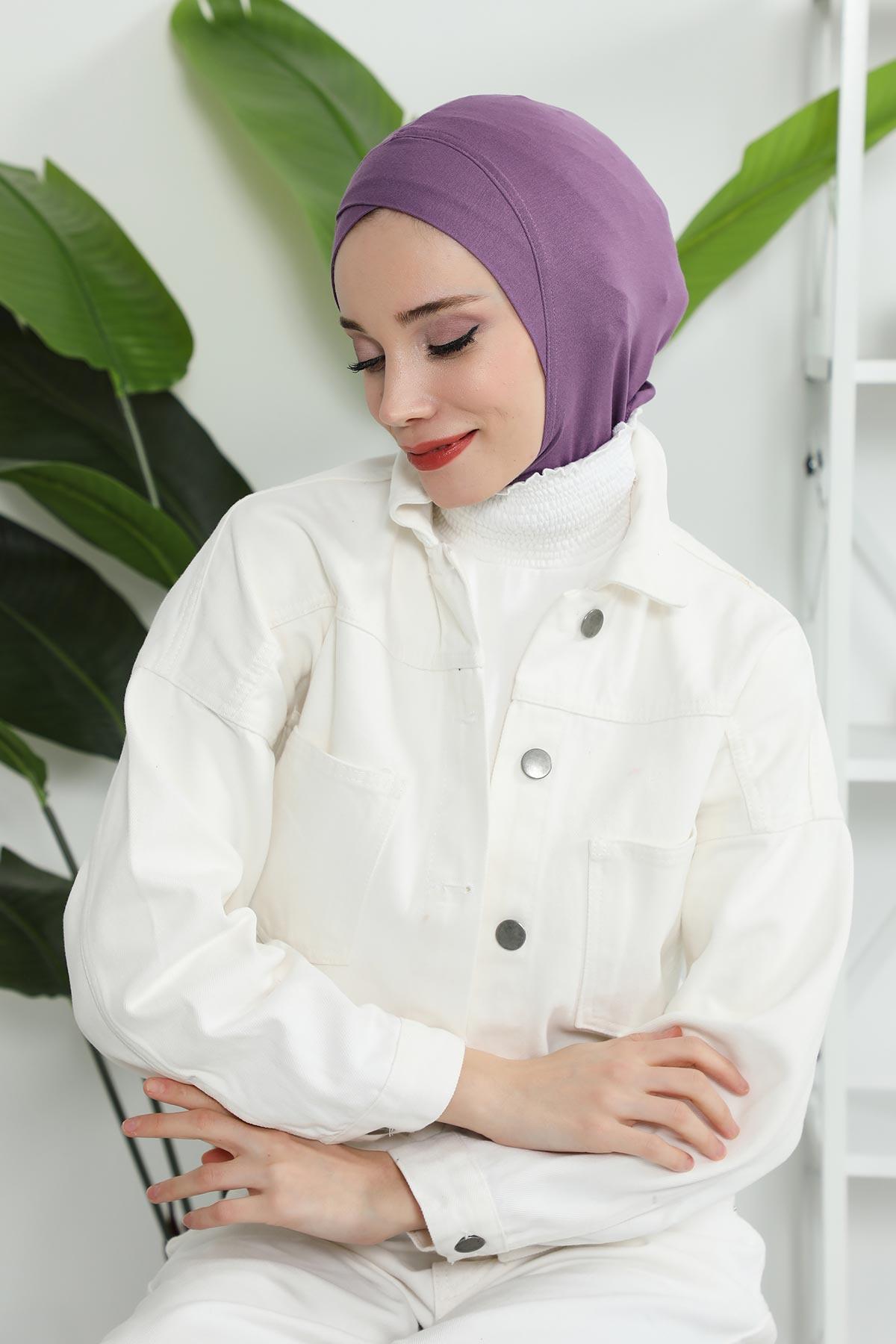 Önü Çapraz Detaylı Penye Bone,TB-4,TB-4