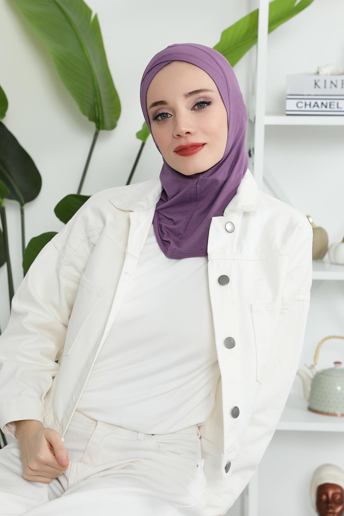 Önü Çapraz Detaylı Penye Bone,TB-4,TB-4