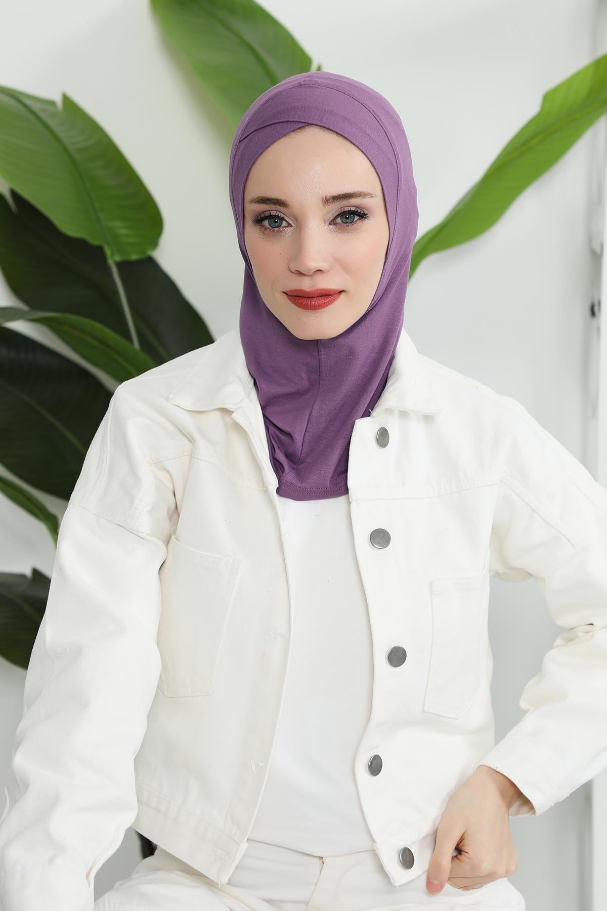 Önü Çapraz Detaylı Penye Bone,TB-4,TB-4