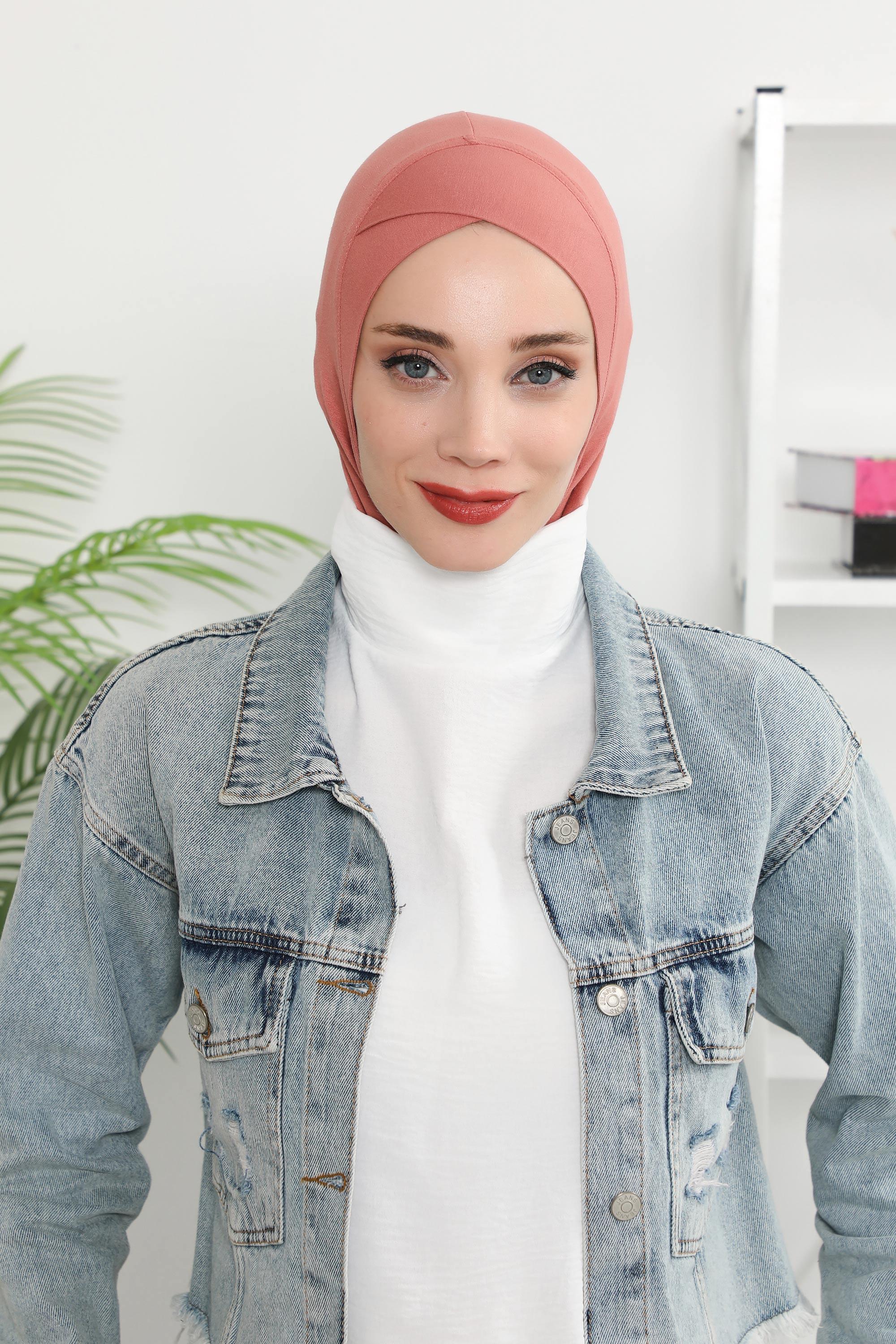 Önü Çapraz Detaylı Penye Bone,TB-4,TB-4